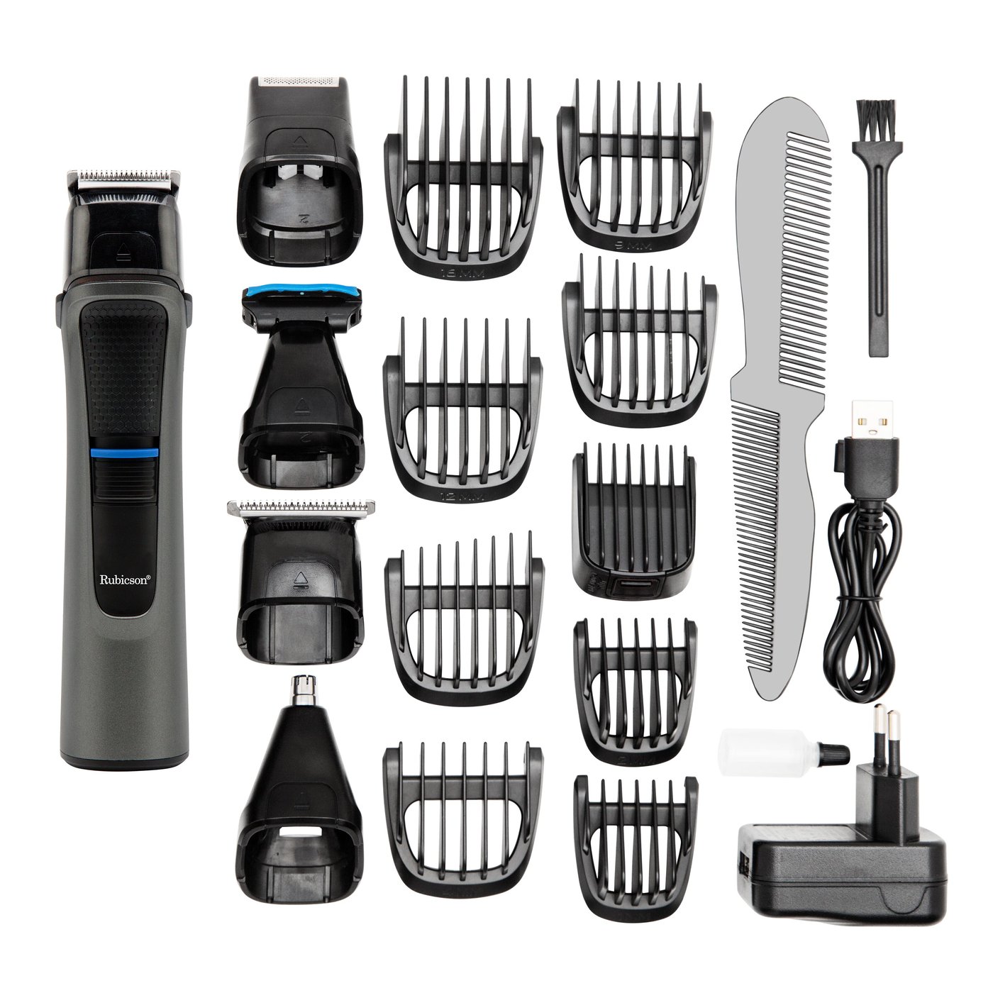 Rubicson Multitrimmer Shave & Trim – 15 tillbehör