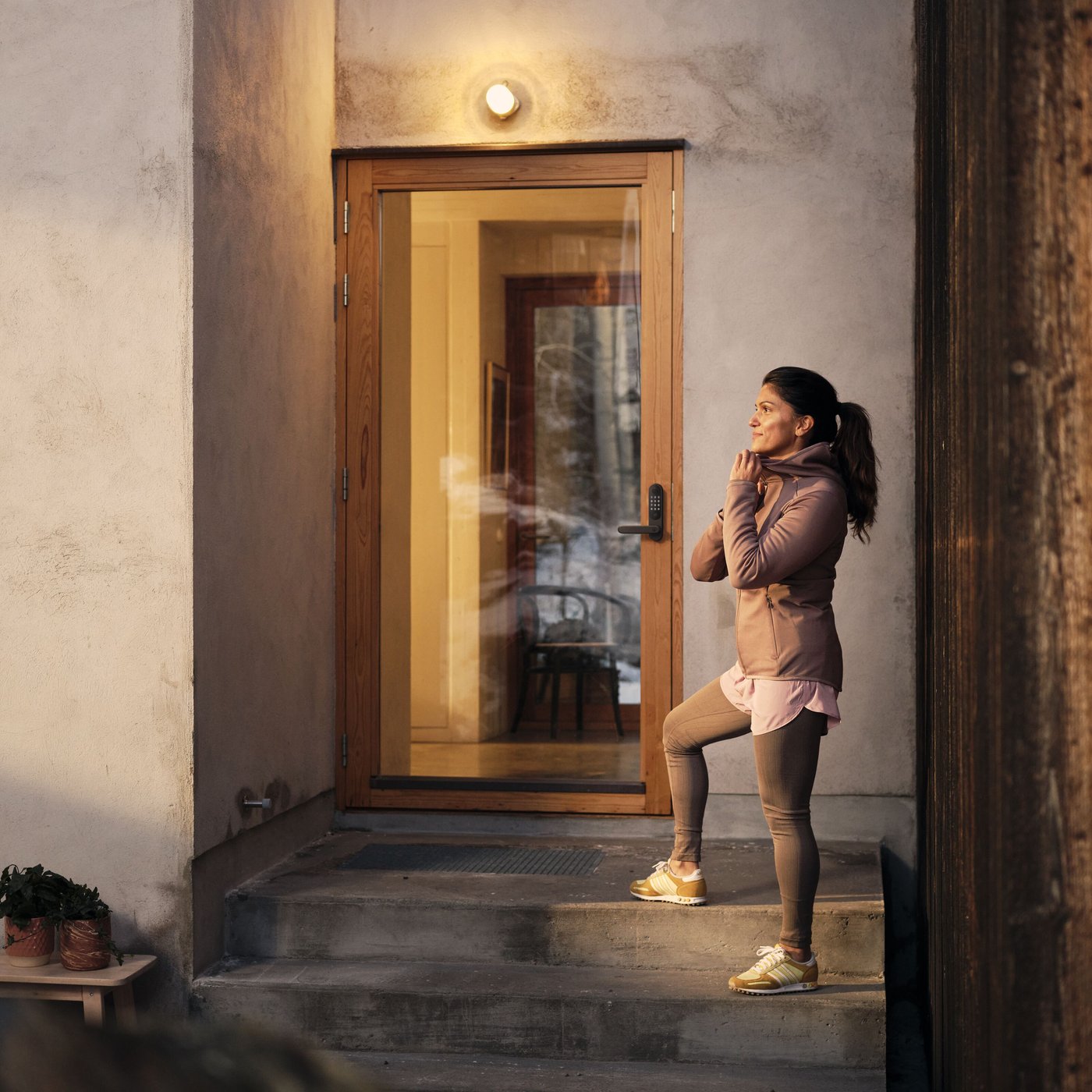 Nimly Touch Pro Elektroniskt dörrlås med fingerläsare Ultimate Black