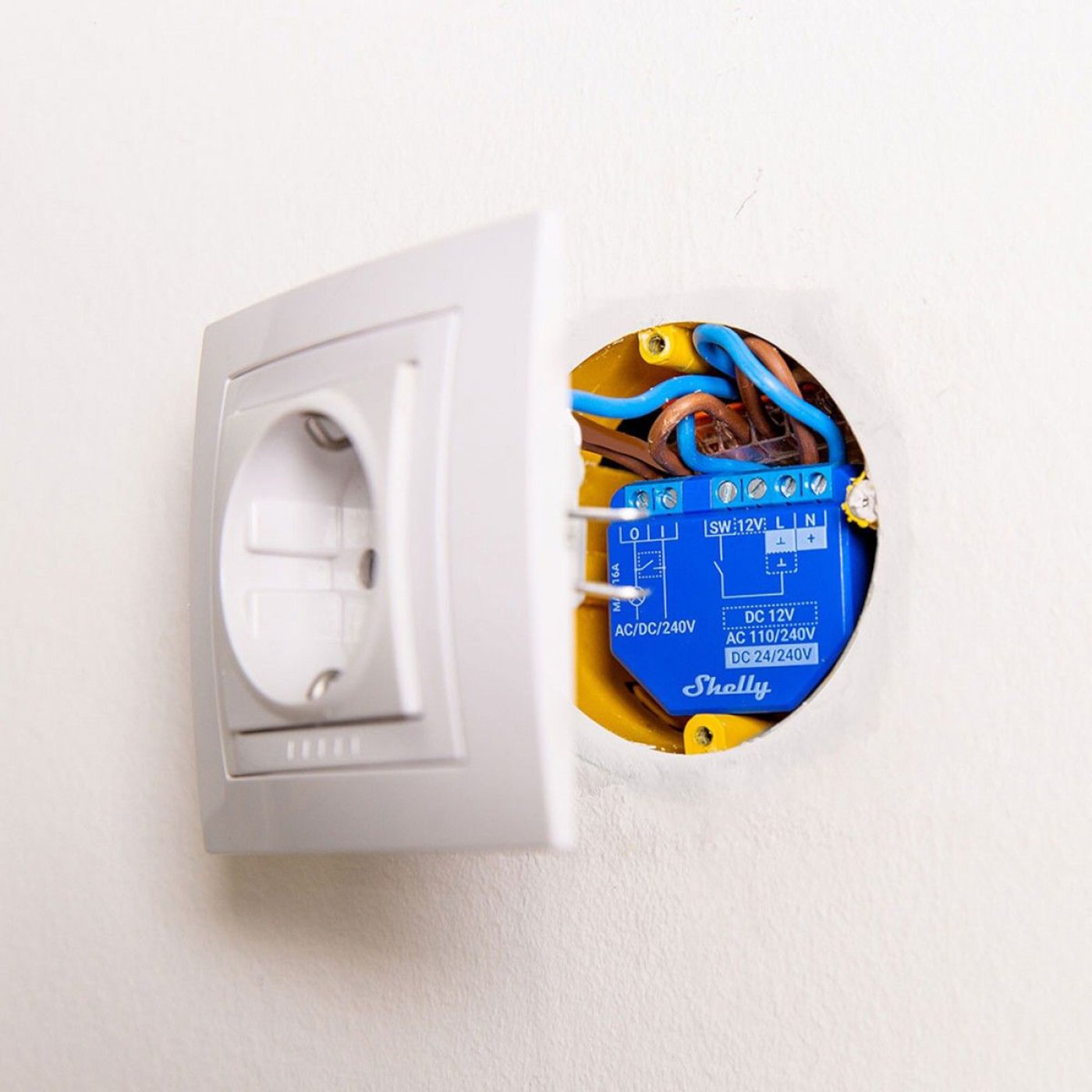 Shelly 1 Plus Smart wifi-rele