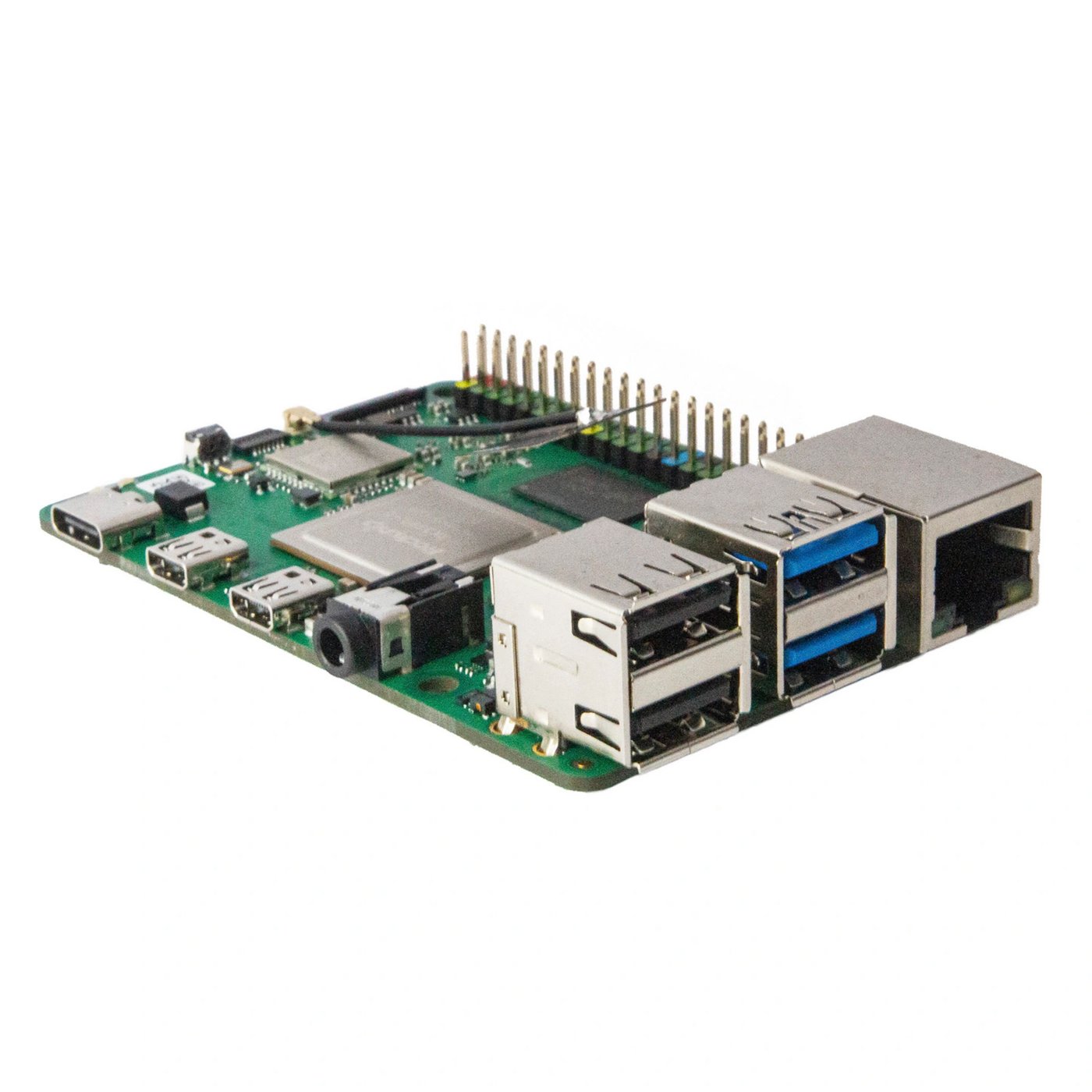 OKdo Radxa Rock 4C+ Ettkortsdatamaskin med 4 GB RAM