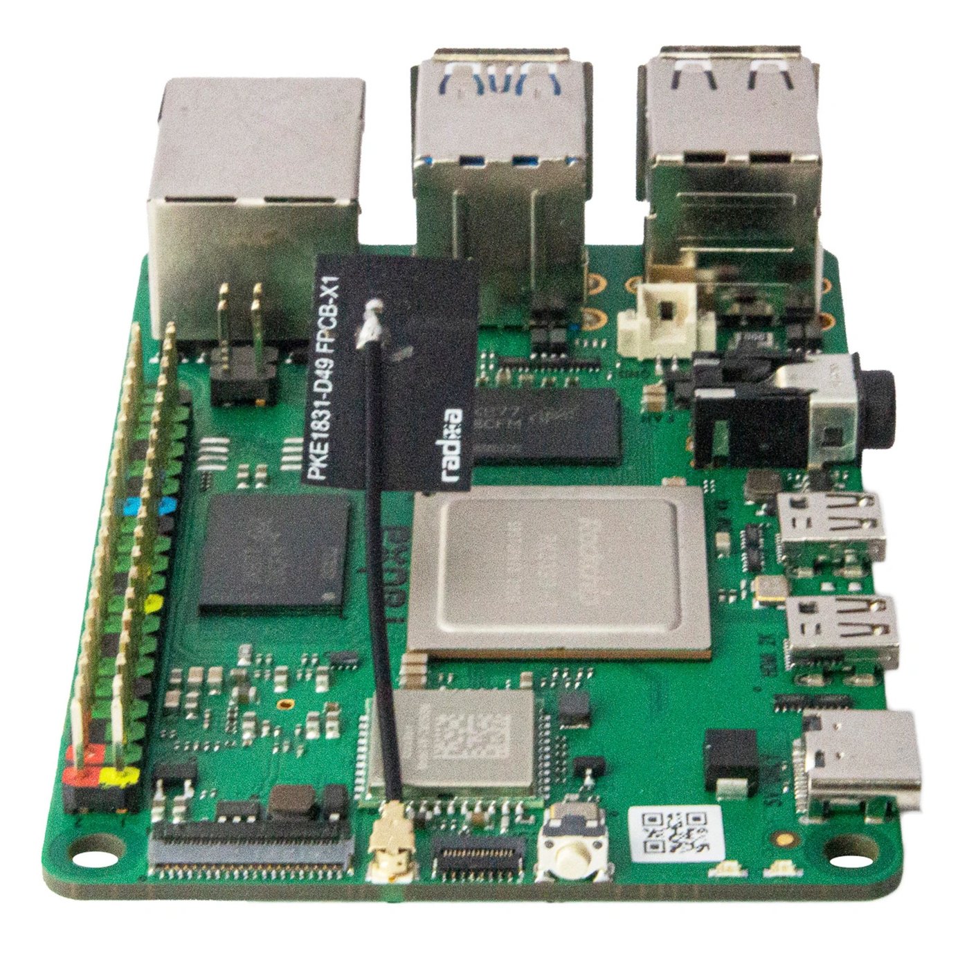 OKdo Radxa Rock 4C+ Ettkortsdatamaskin med 4 GB RAM