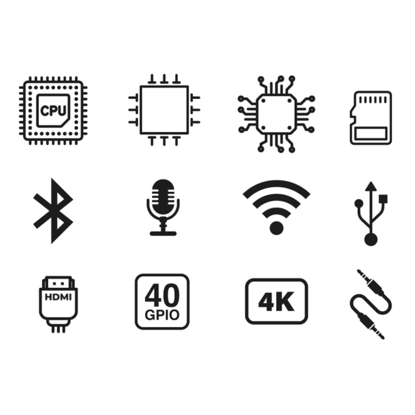 OKdo Radxa Rock 4C+ Ettkortsdatamaskin med 4 GB RAM