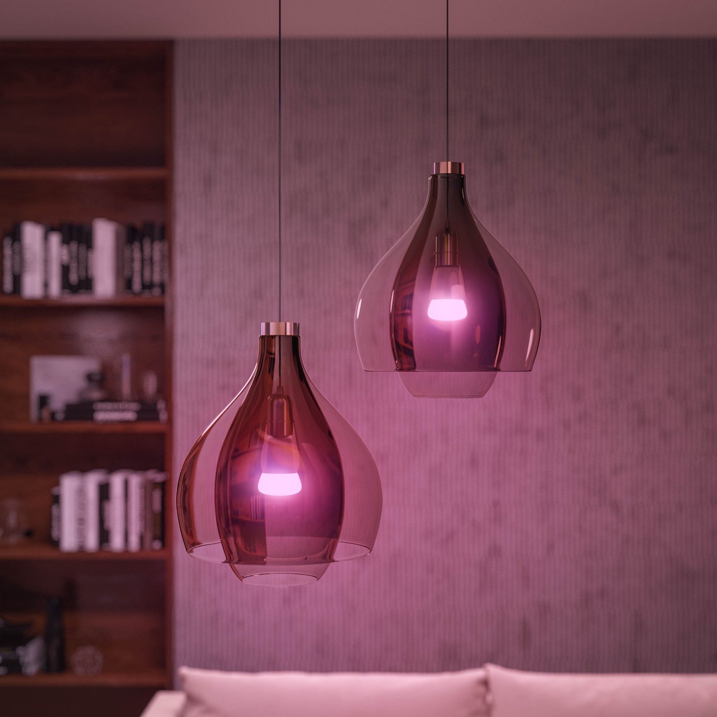 Philips Hue Startpaket: 2x White & Color E27 + Dimmer + Bridge