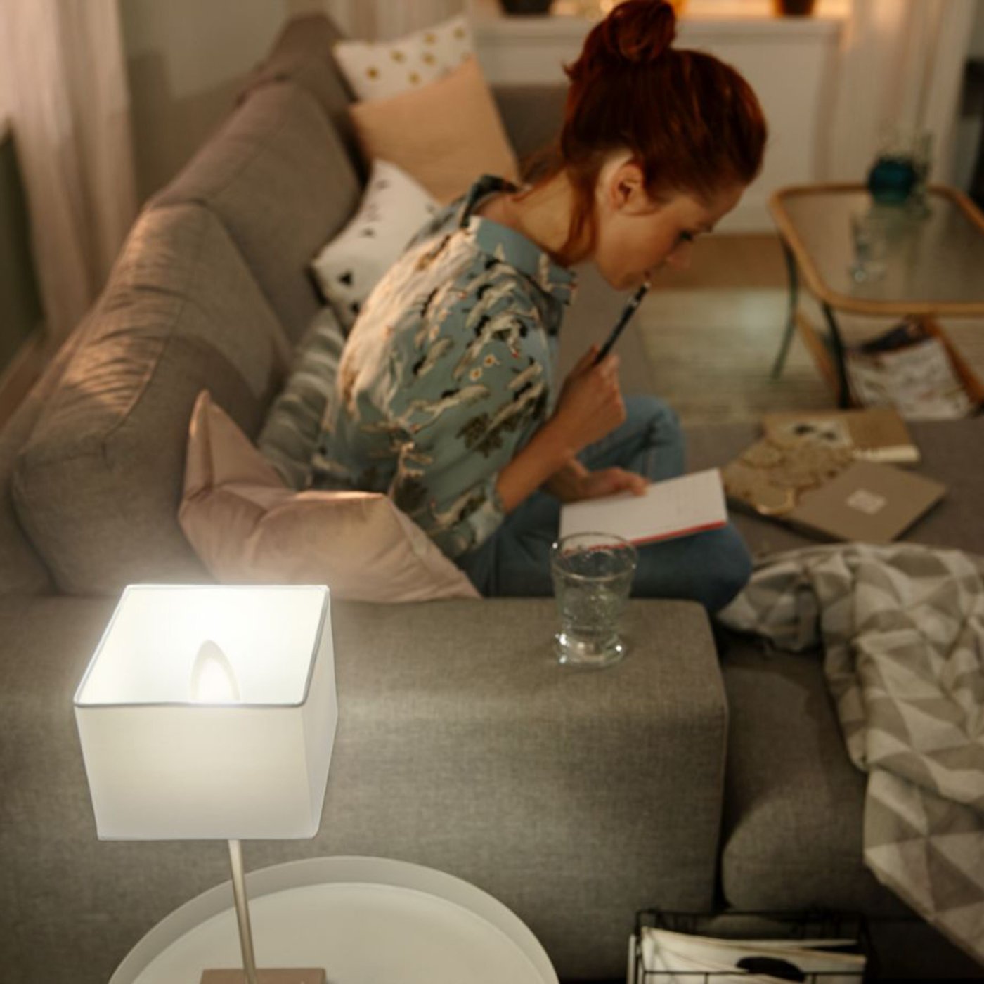 Philips Hue White Smart LED-pære E14 470 lm 2-pk.