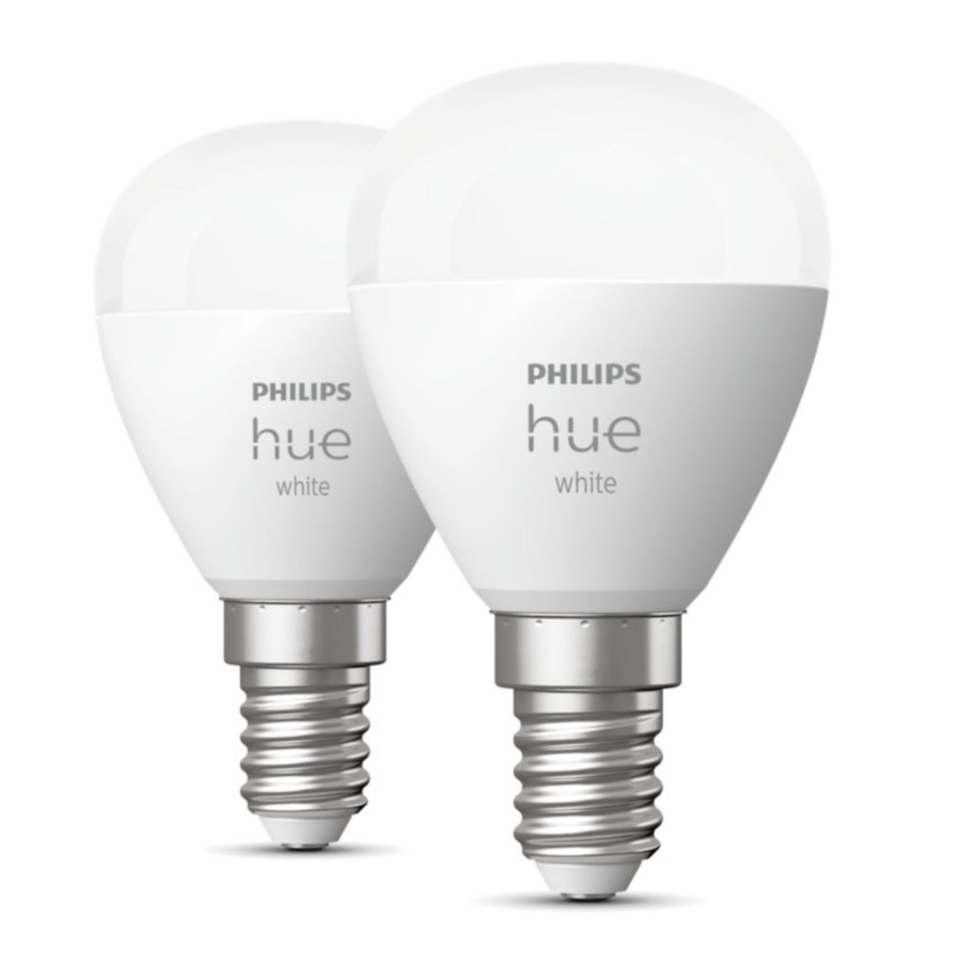 Philips Hue Luster Smart LED-pære E14 470 lm 2-pk.
