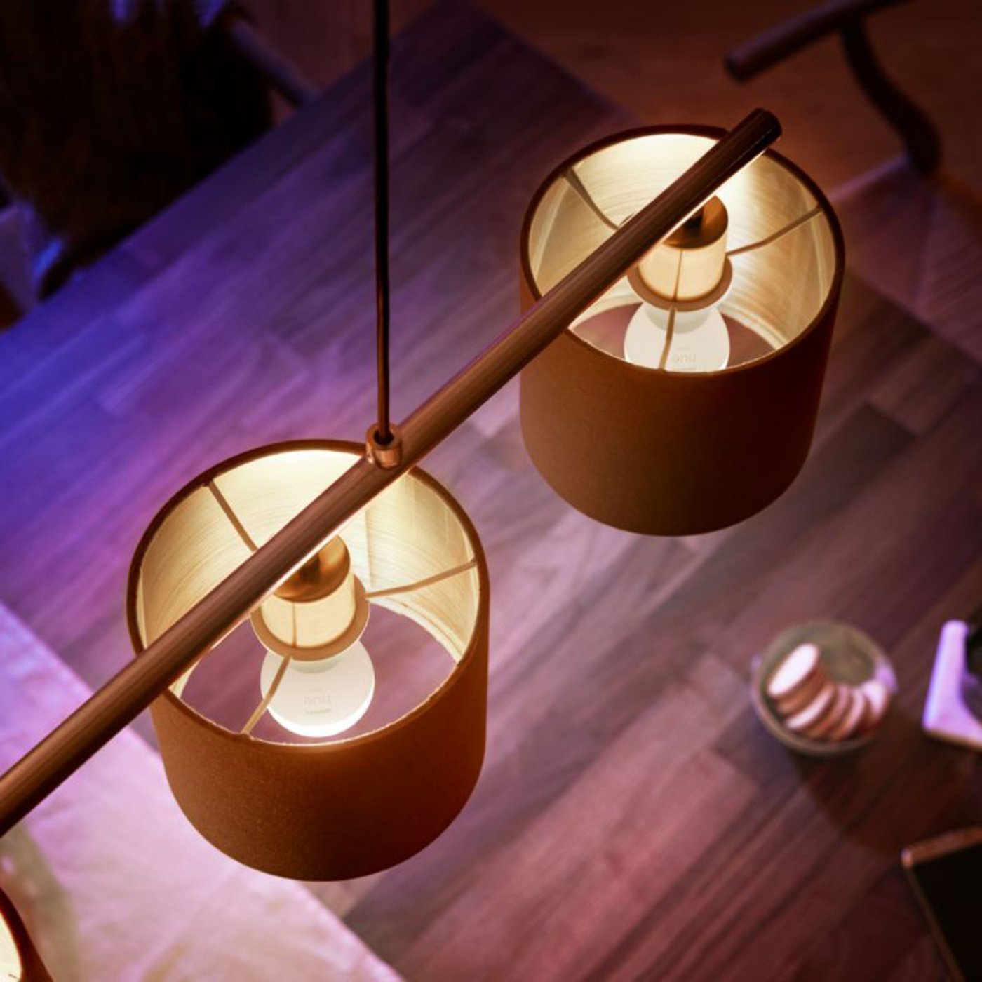 Philips Hue Luster Smart LED-pære E14 470 lm 2-pk.