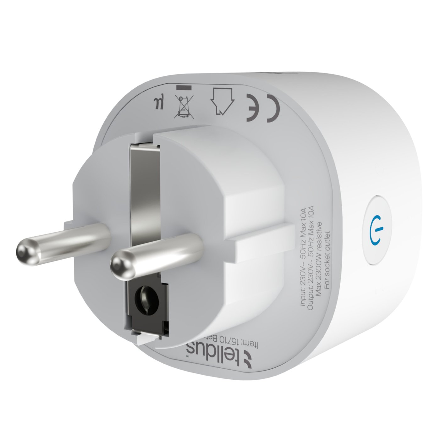 Telldus Z-wave-fjernstrømbryter med energimåler