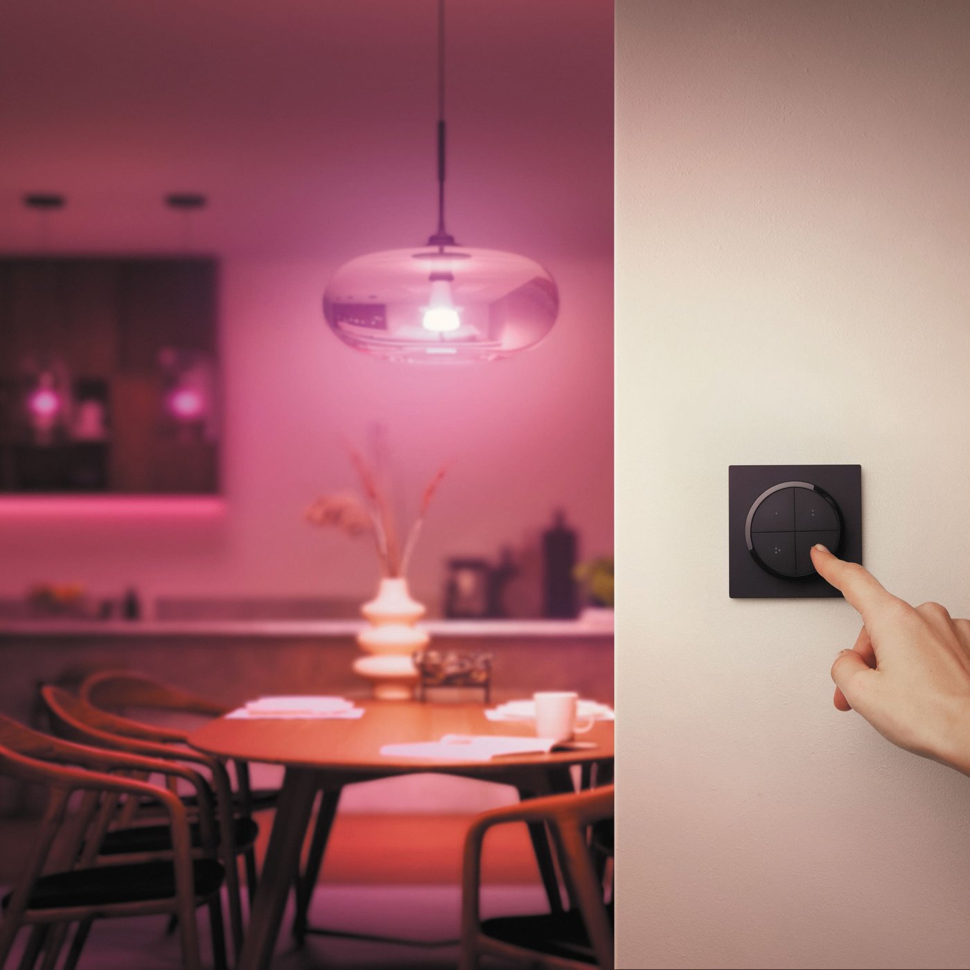 Philips Hue Tap Dial Switch Fjernkontroll Svart