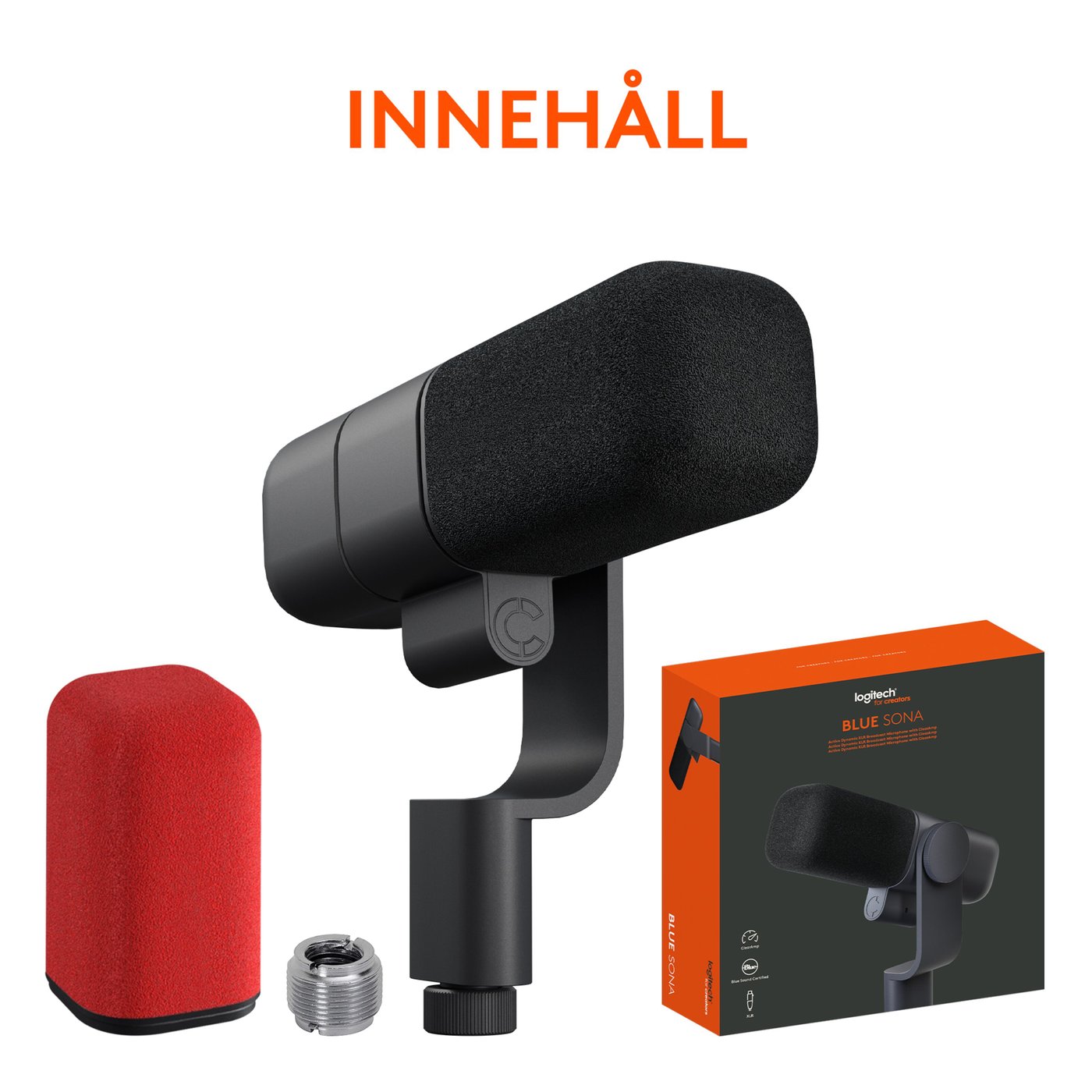 Logitech C Blue Sona Mikrofon Graphite