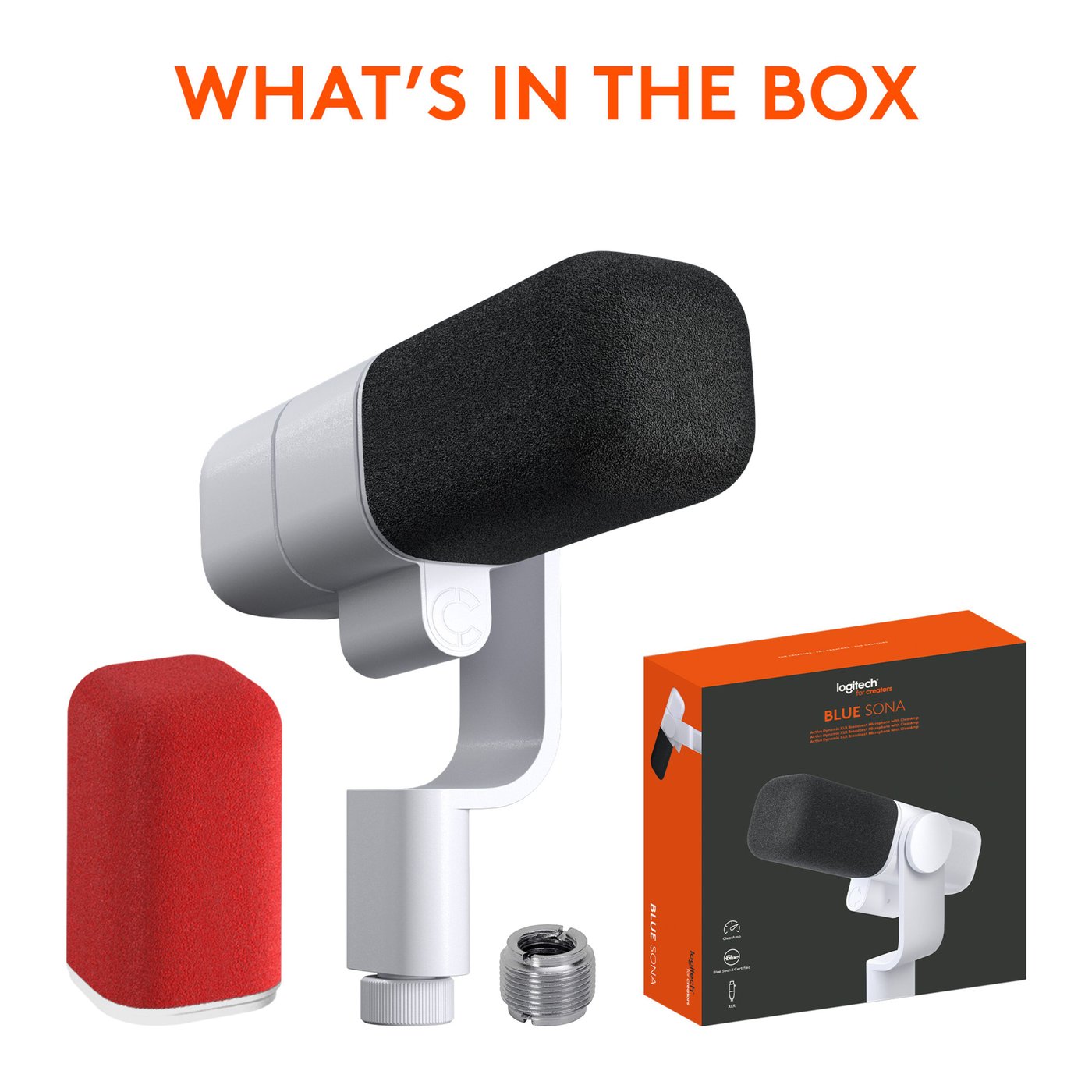 Logitech C Blue Sona Mikrofon Naturvit