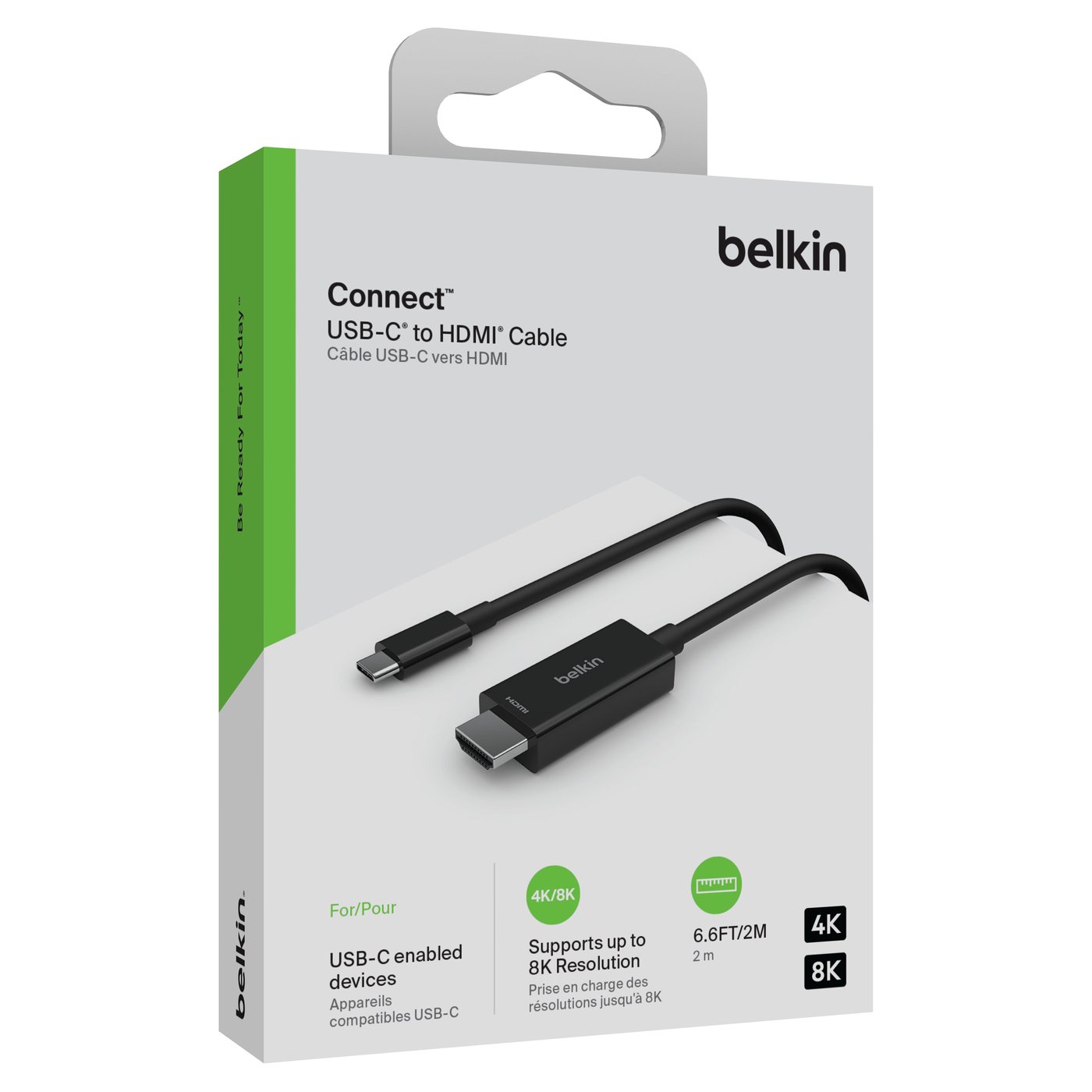 Belkin USB-C-kabel till HDMI 8K/60 Hz 2 m