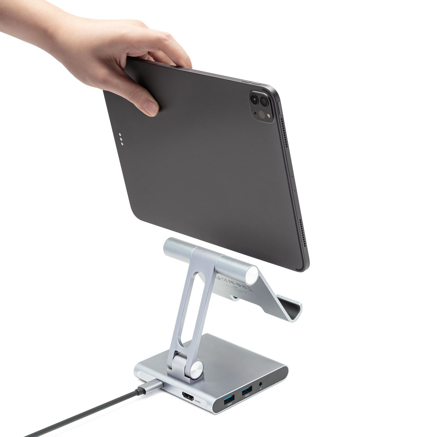 Linocell Premium Ställ och Multi-Hub för surfplatta 8 portar