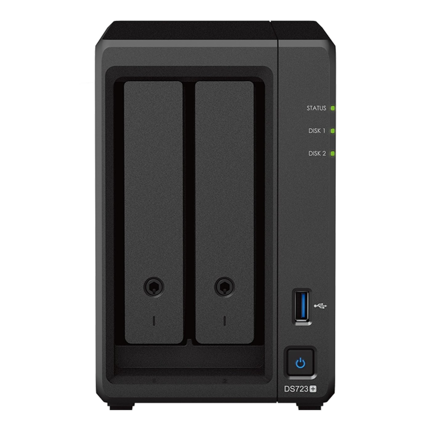 Synology Diskstasjon DS723+ NAS for 2 harddisker