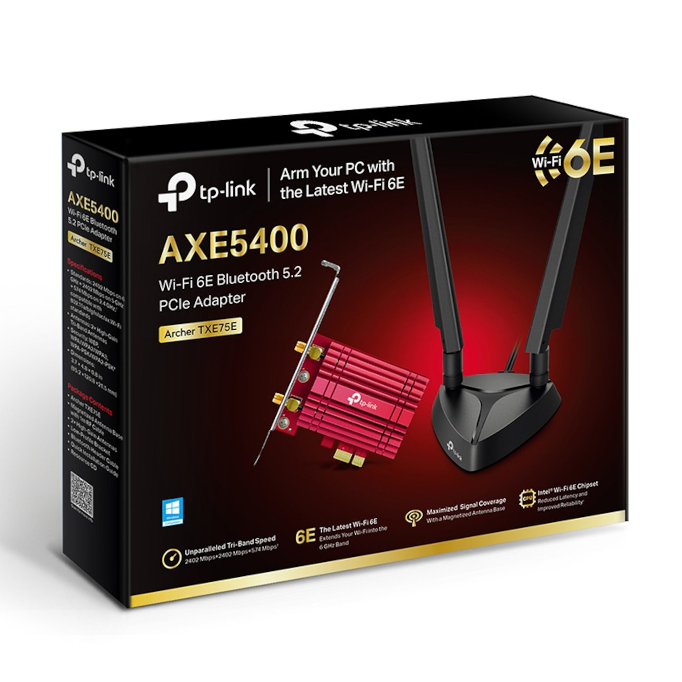 TP-link Archer TXE75E PCI-express-nettverkskort AXE5400