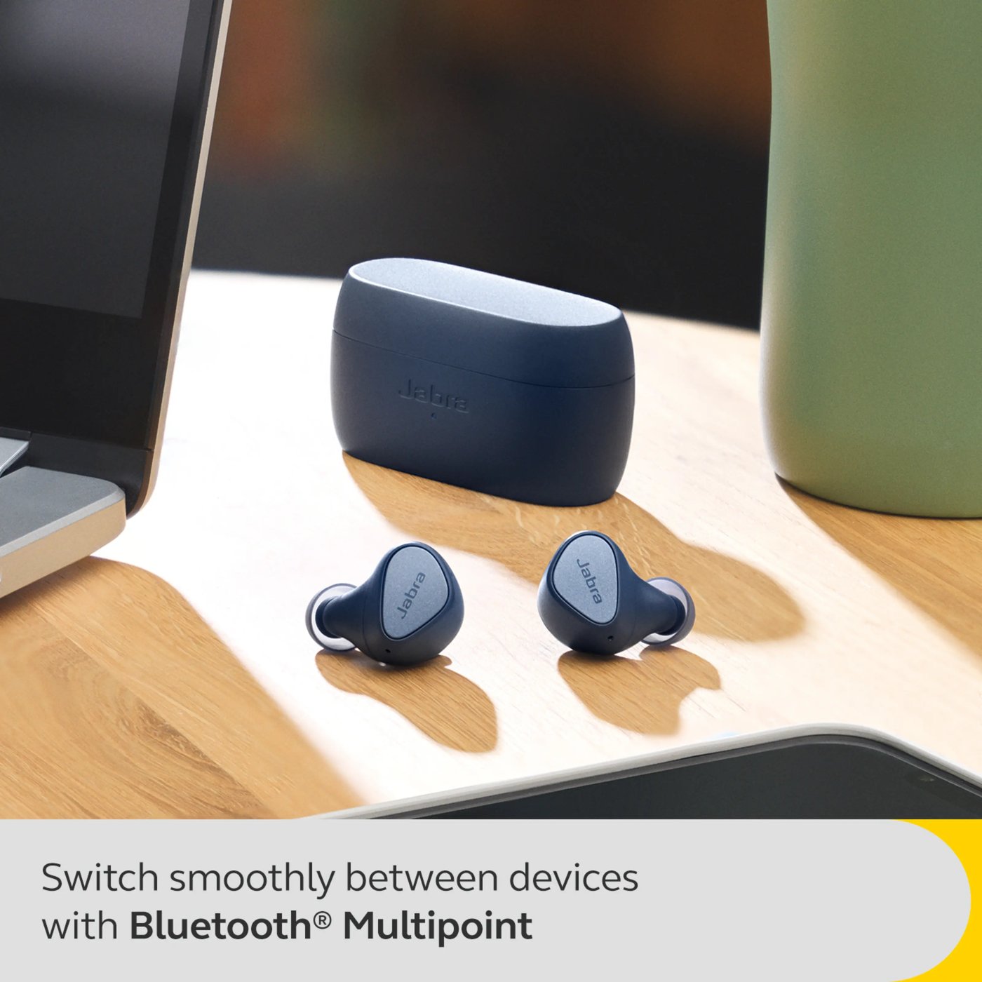Jabra Elite 4 Trådlösa hörlurar Navy