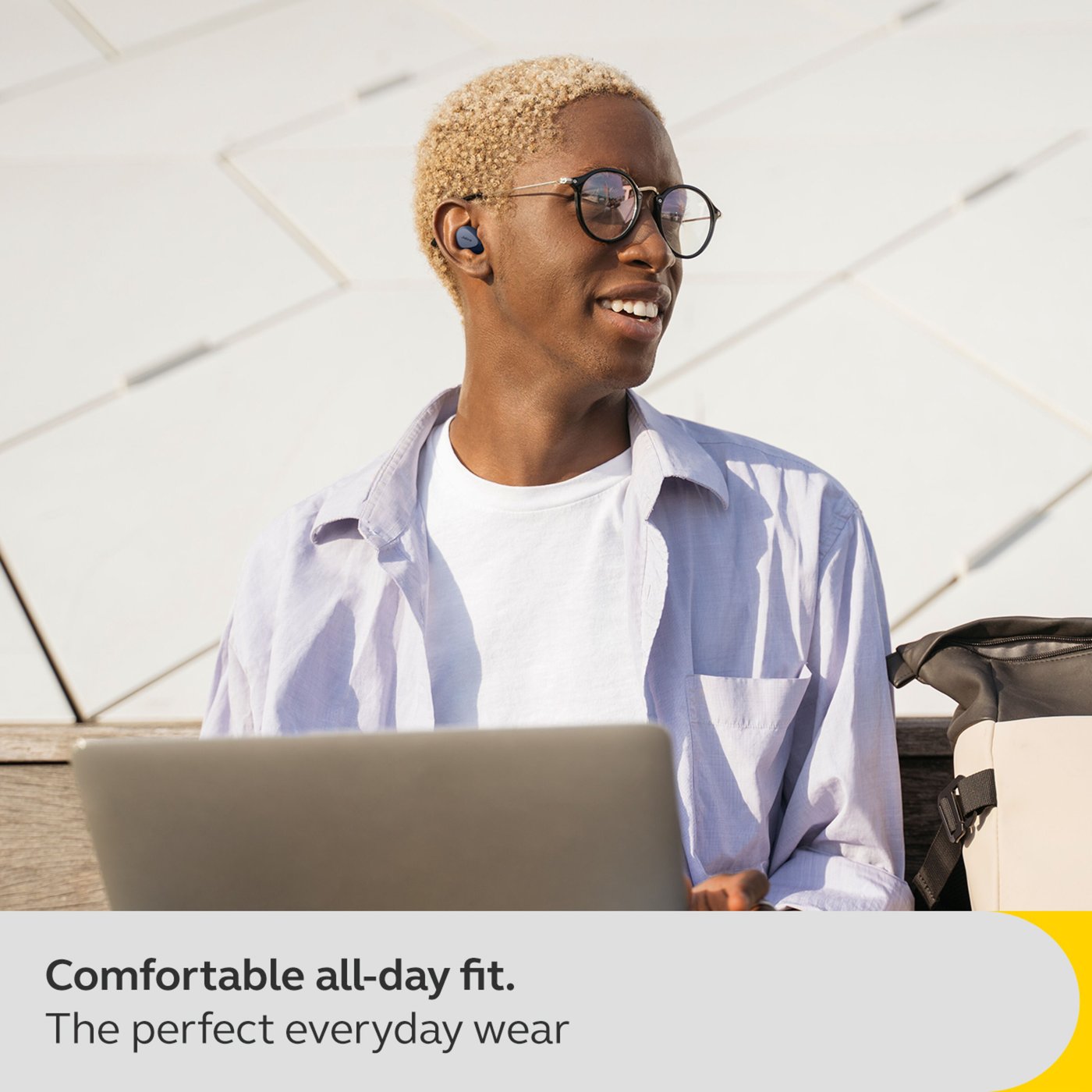 Jabra Elite 4 Trådlösa hörlurar Navy