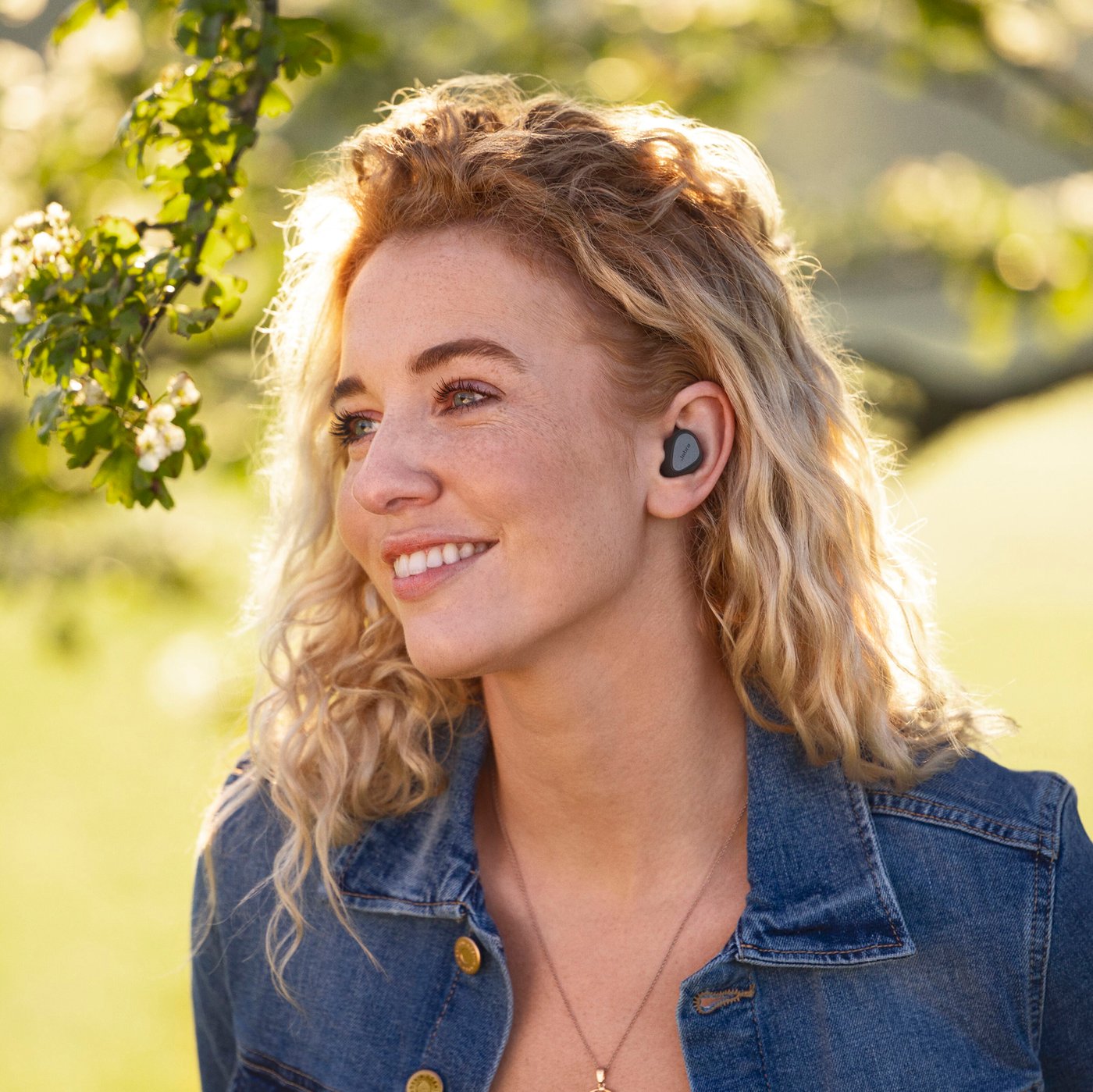 Jabra Elite 4 Trådlösa hörlurar Navy