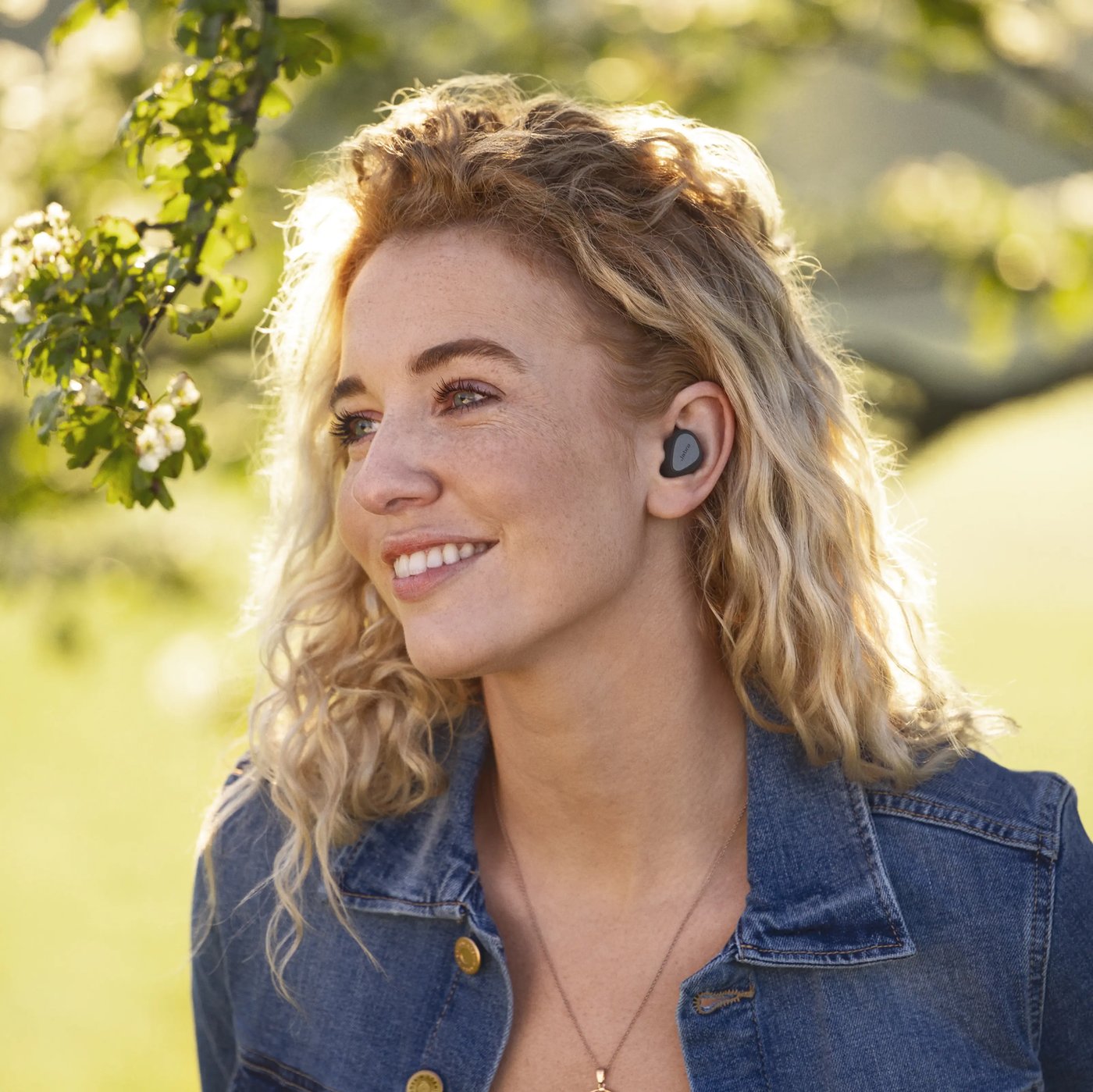 Jabra Elite 4 Trådlösa hörlurar Navy