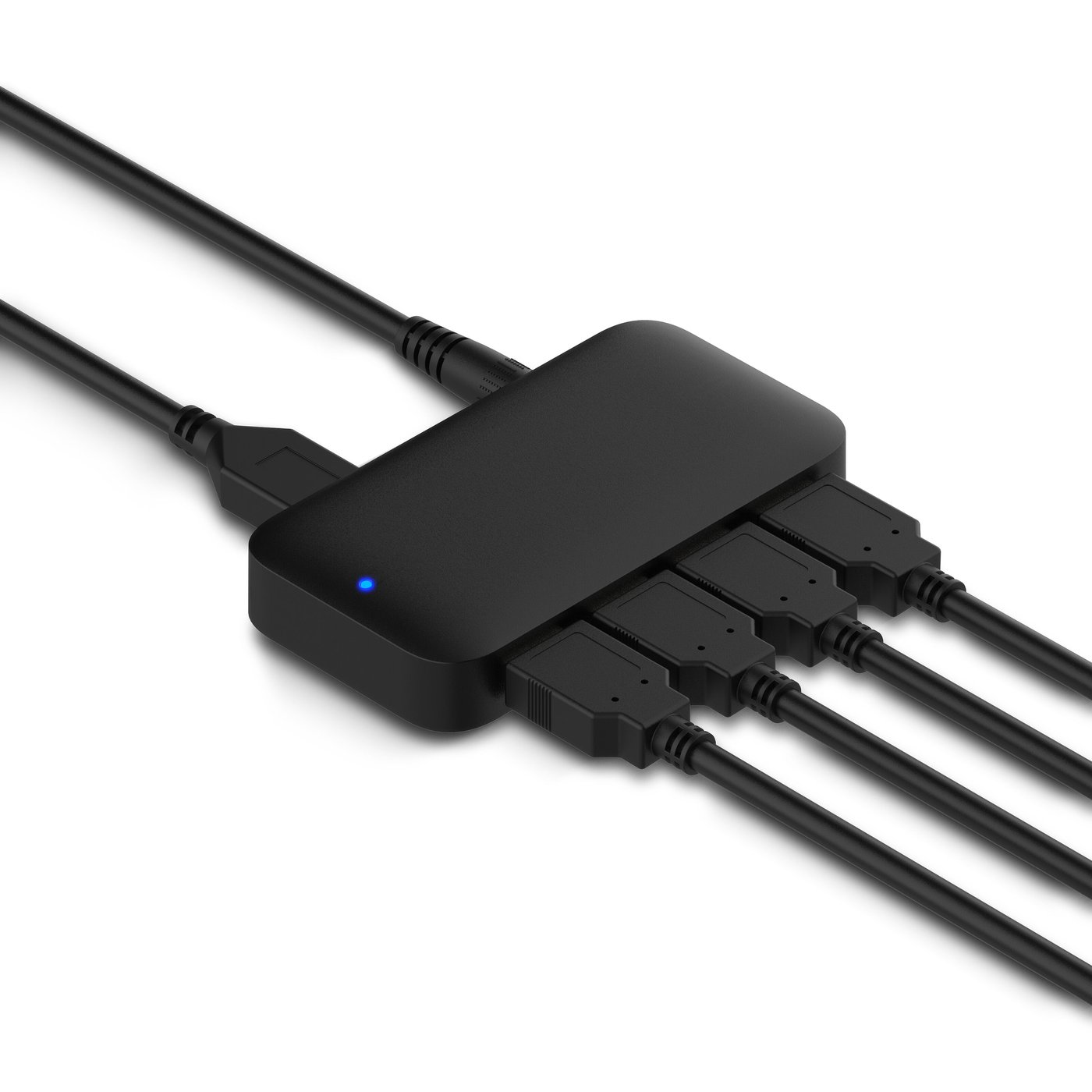 Plexgear USB 5 Gb/s-hub med strømforsyning, 4-veis