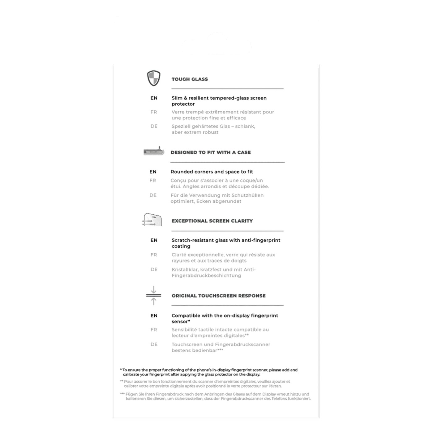 Xqisit Skärmskydd i glas för Galaxy S21 Plus