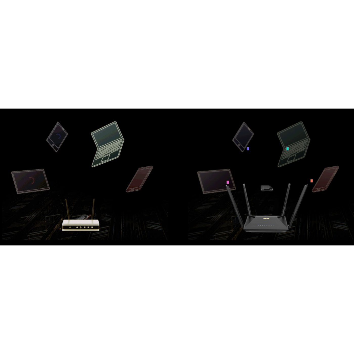 Asus RT-AX53U Trådlös router AX1800