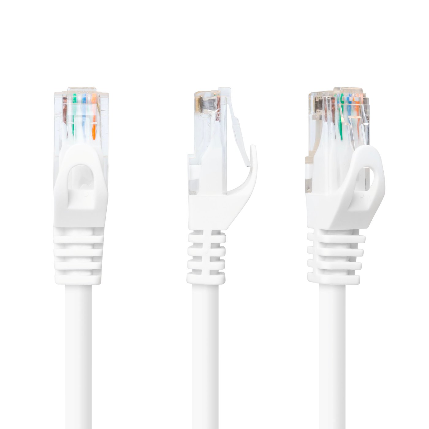 Luxorparts UTP-nettverkskabel Cat. 6 Hvit 0,25 m