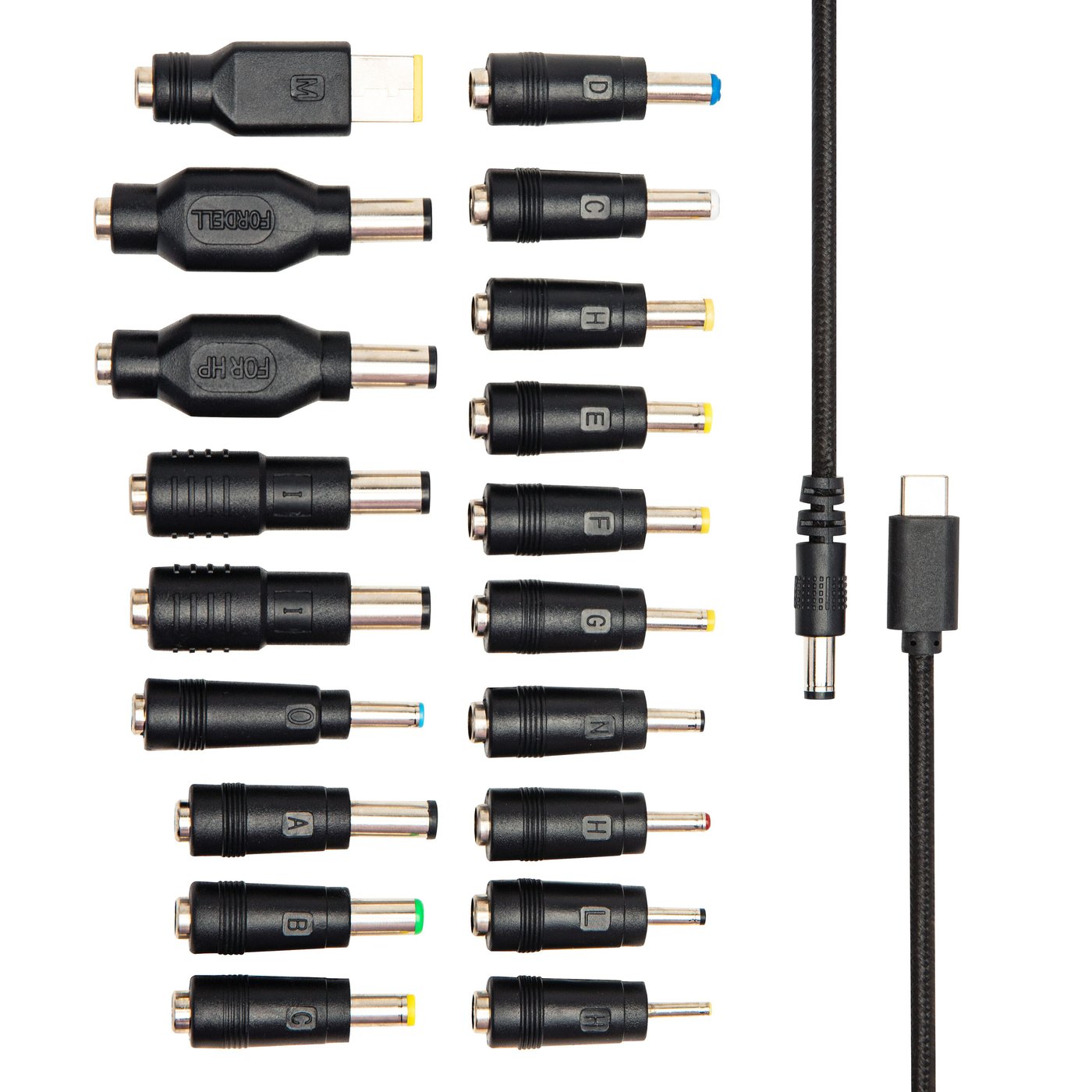 Universal USB-C til DC-kabel 100 W