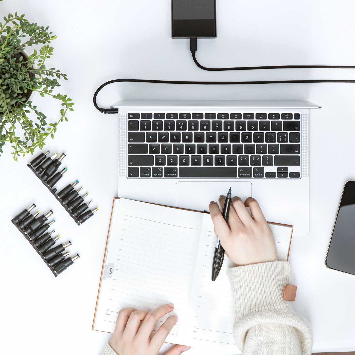 Plexgear Universal USB-C til DC-kabel 100 W