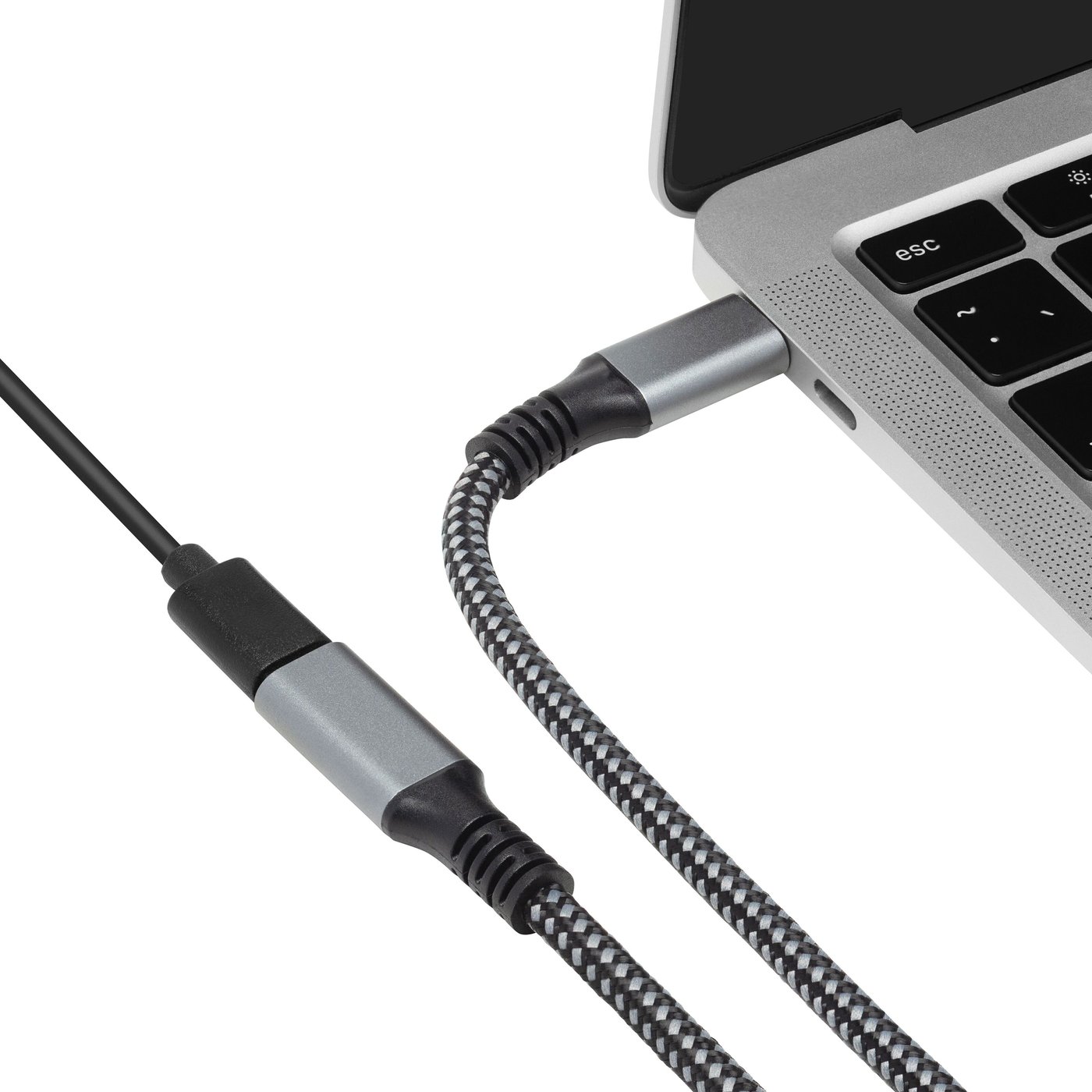 Plexgear Forlengelseskabel for USB-C 2 m
