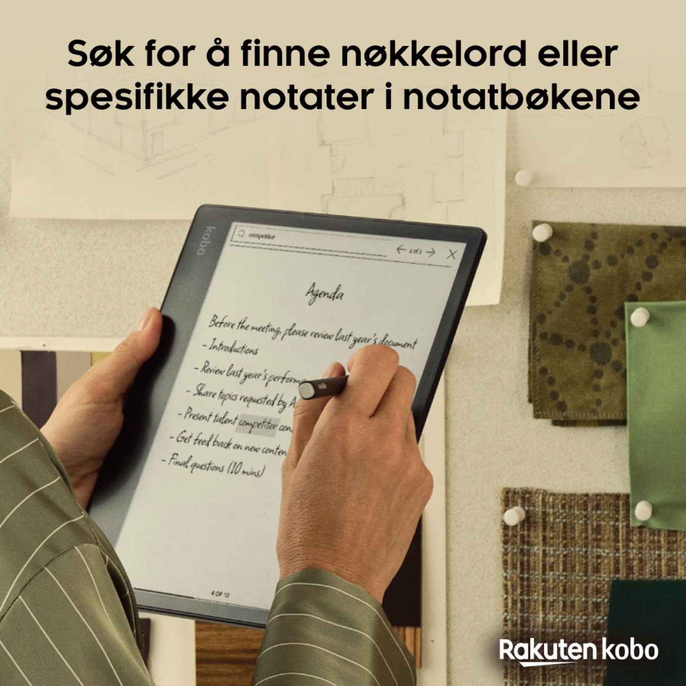 Kobo Notebook Elipsa 2E med Kobo Stylus 2