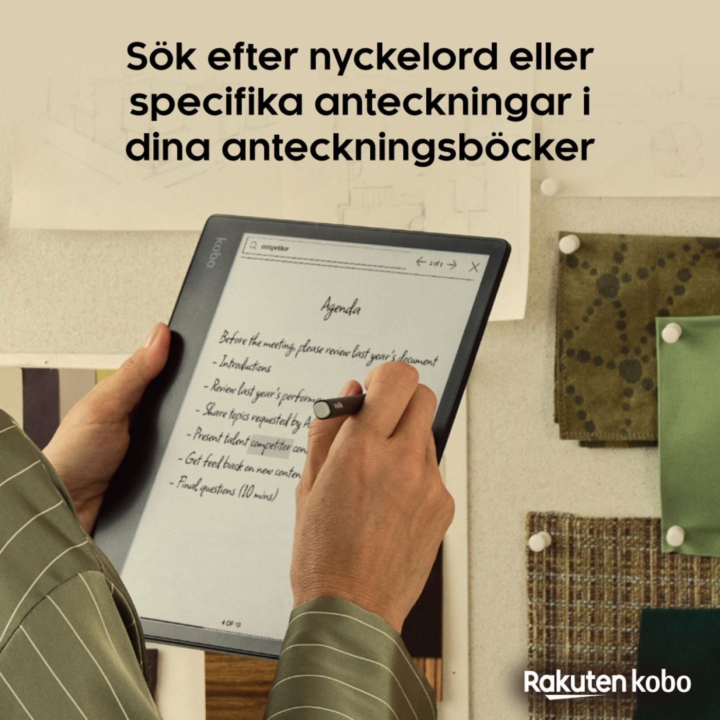 Kobo Notebook Elipsa 2E med Kobo Stylus 2