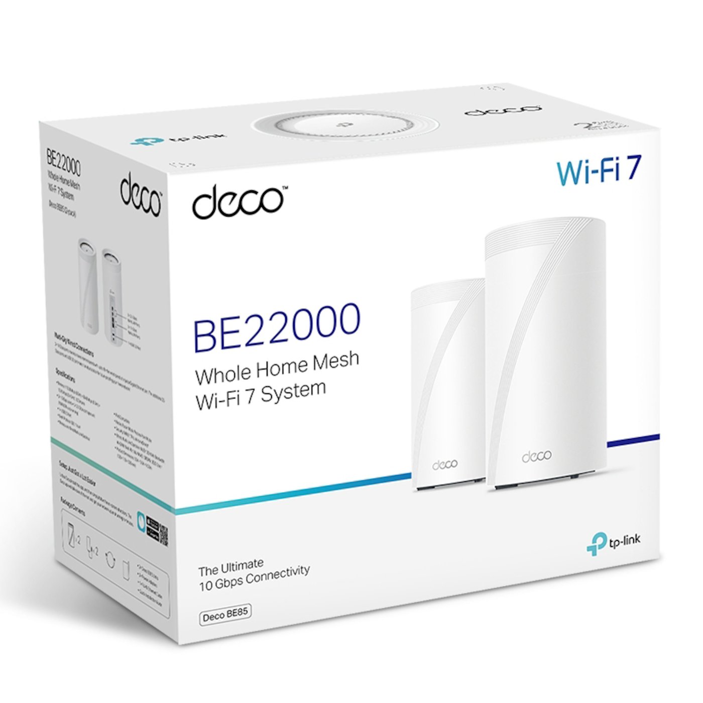 TP-link Deco BE85 Mesh-ruter med Wifi 7 BE19000 1-pk.