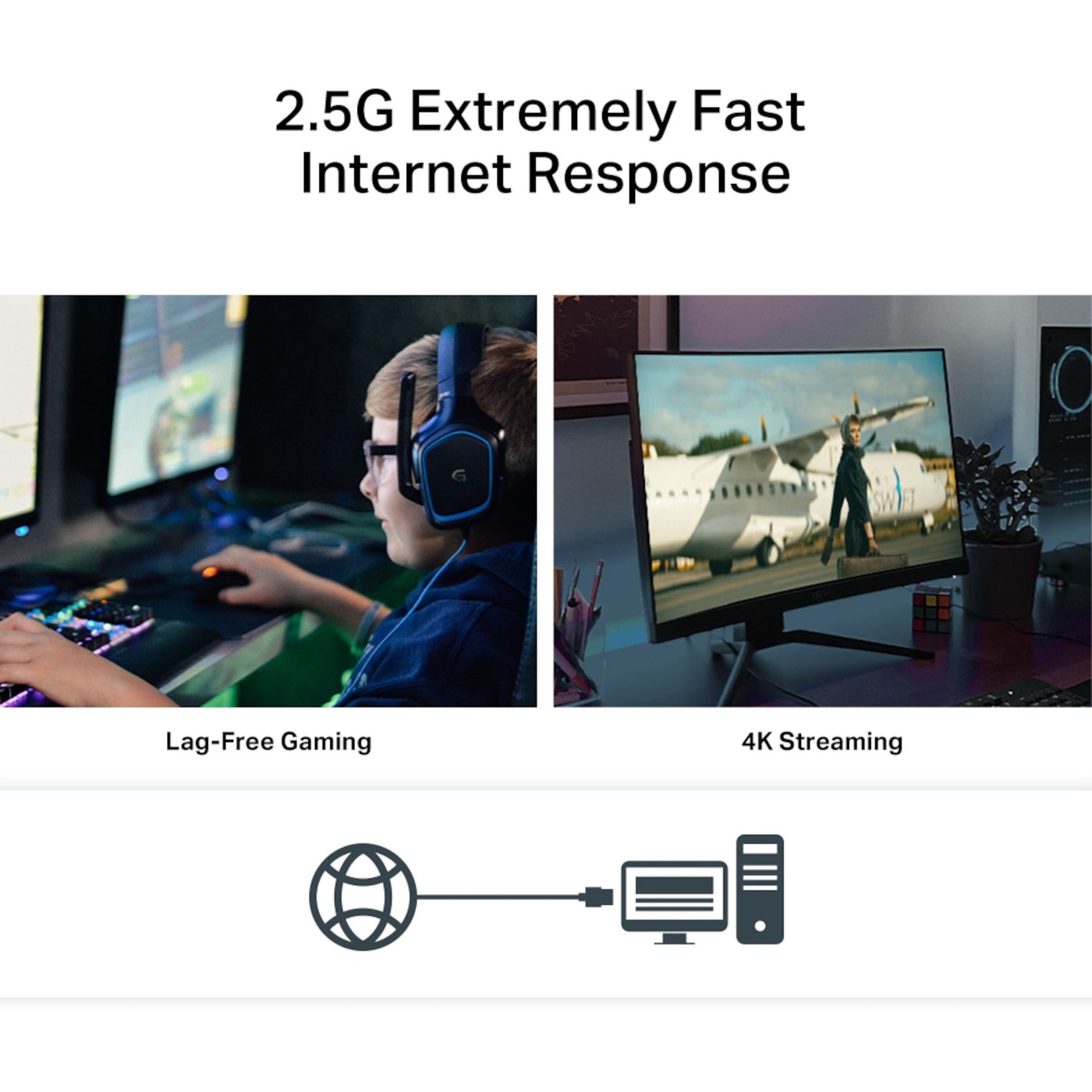 TP-link TX201 PCI-Express Nettverkskort 2,5 Gb/s