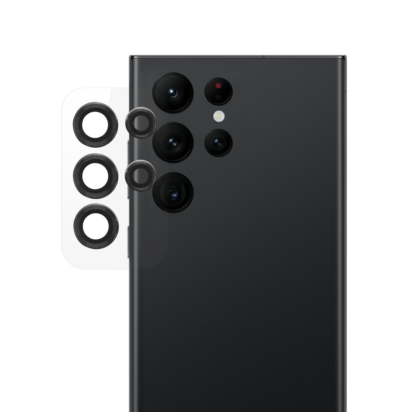 Linocell Elite Extreme Beskyttelse for kameralinsen på Galaxy S22 Ultra