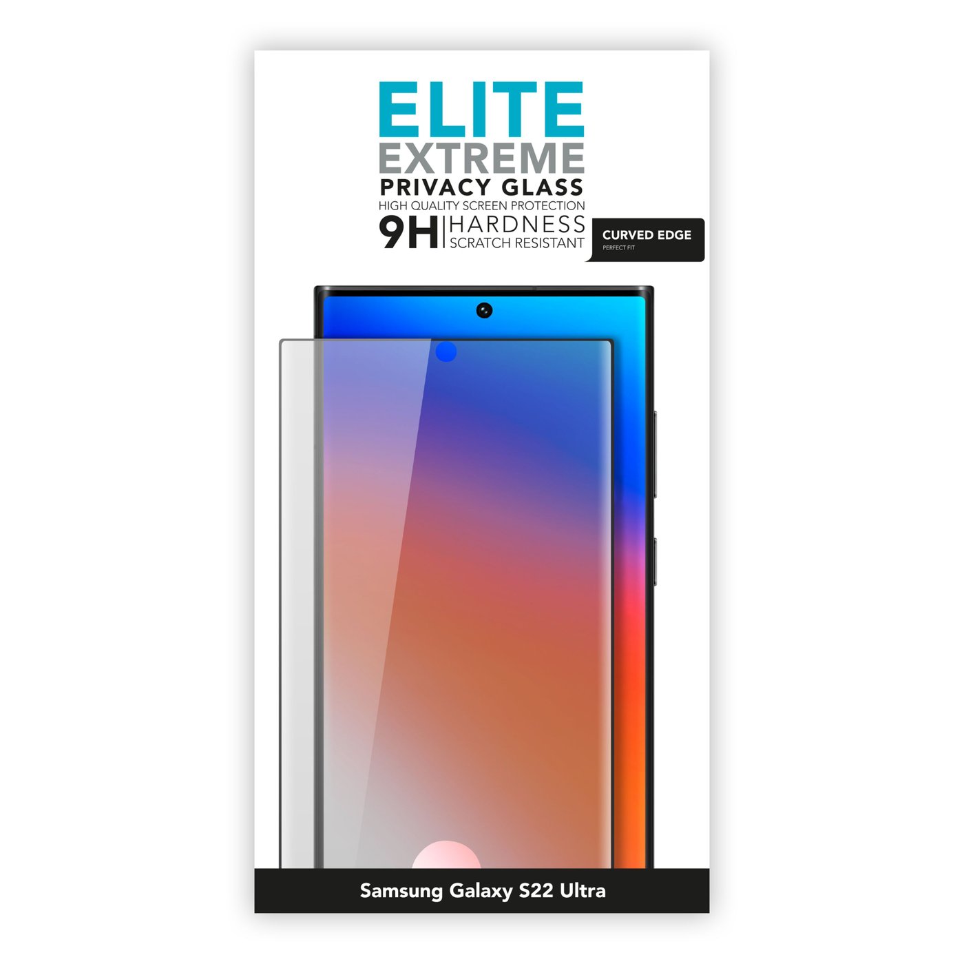 Linocell Elite Extrem Privacy Glass Skjermbeskytter for Samsung Galaxy S22 Ultra