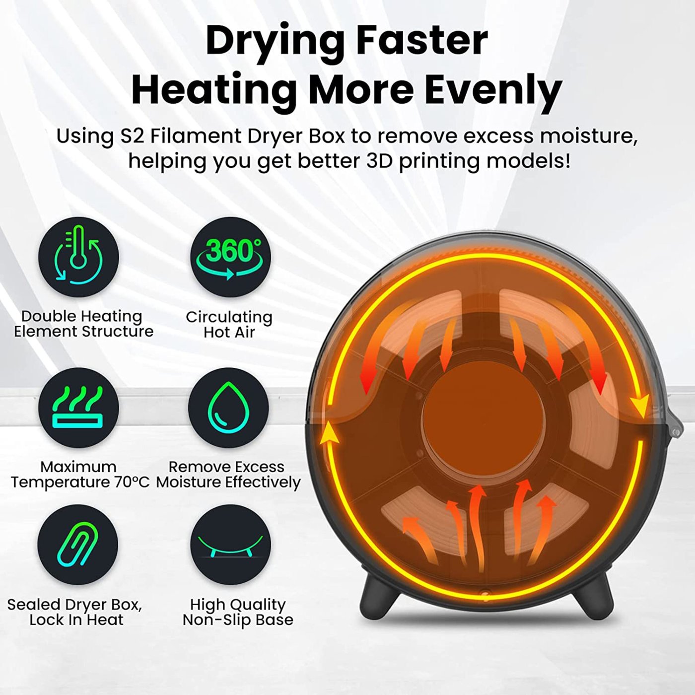 Sunlu Filadryer S2 Filamenttørker