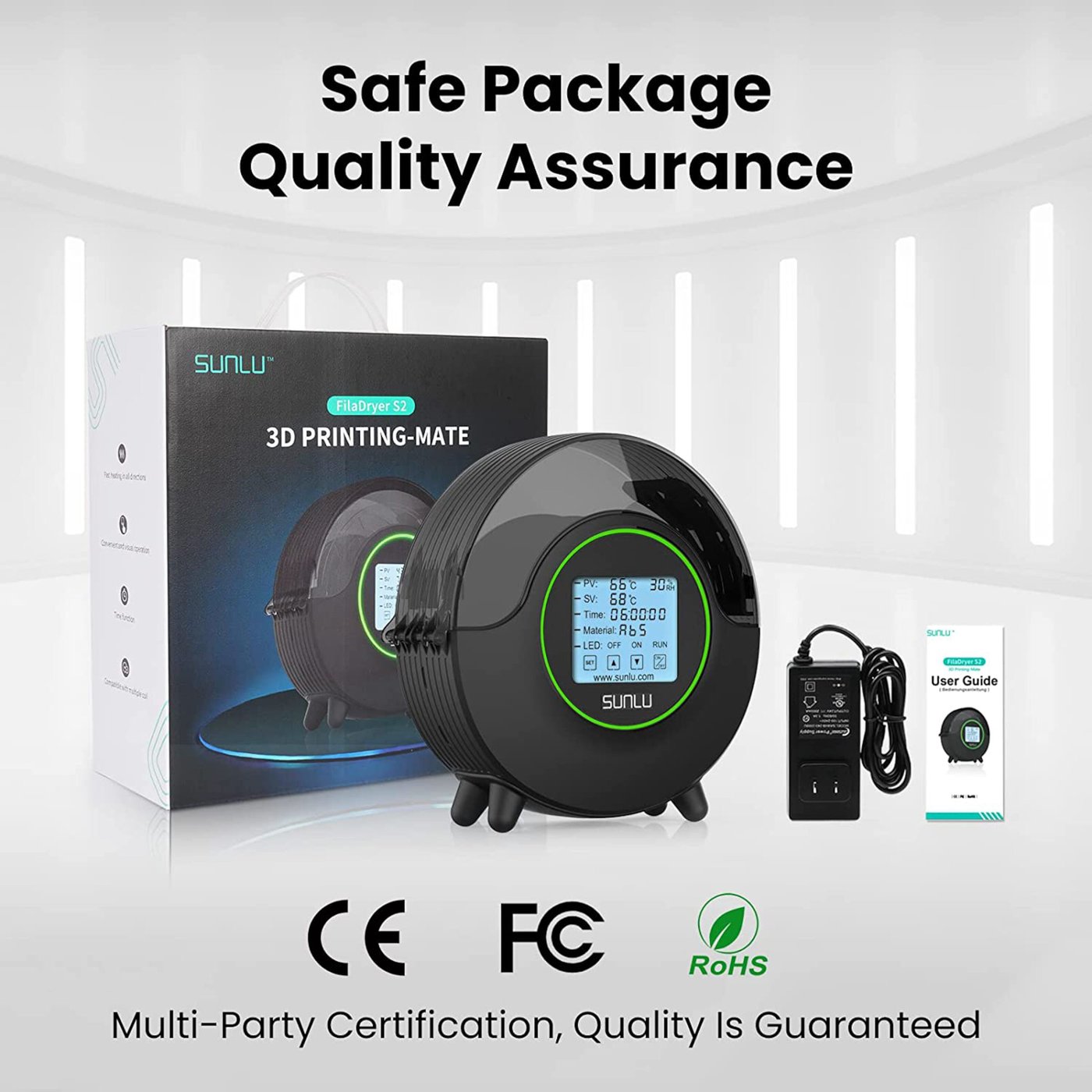 Sunlu Filadryer S2 Filamenttørker