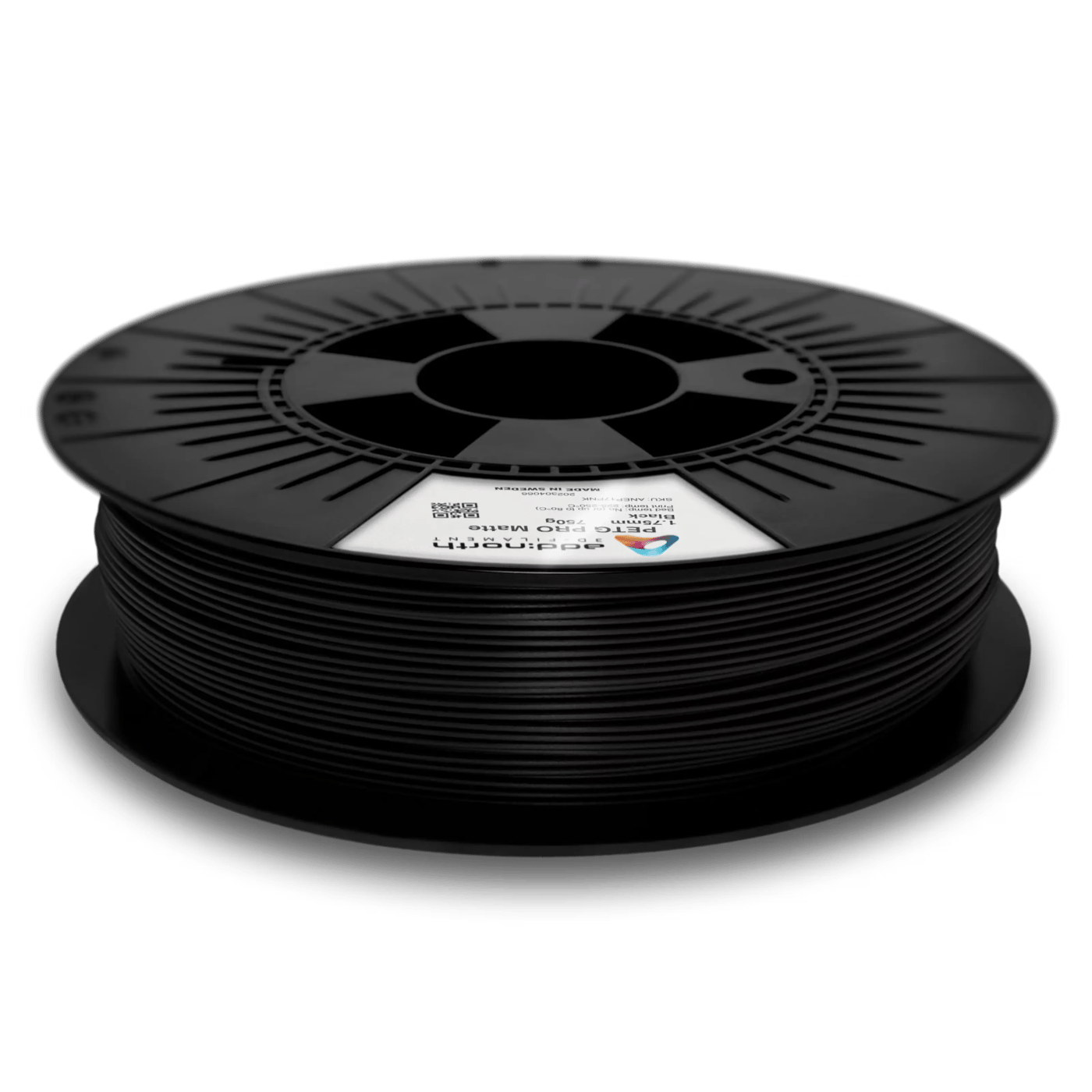 Addnorth PETG Pro-filament för 3D-skrivare Matte Black