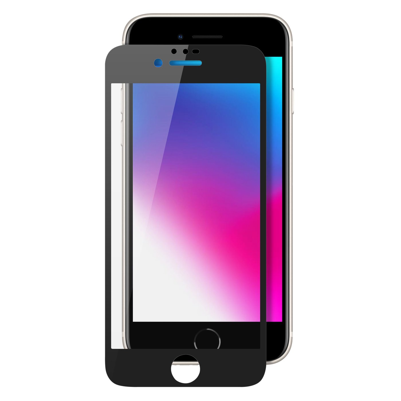 Linocell Elite Extreme Curved Skjermbeskytter for iPhone 6, 7, 8 og SE (2020/2022)