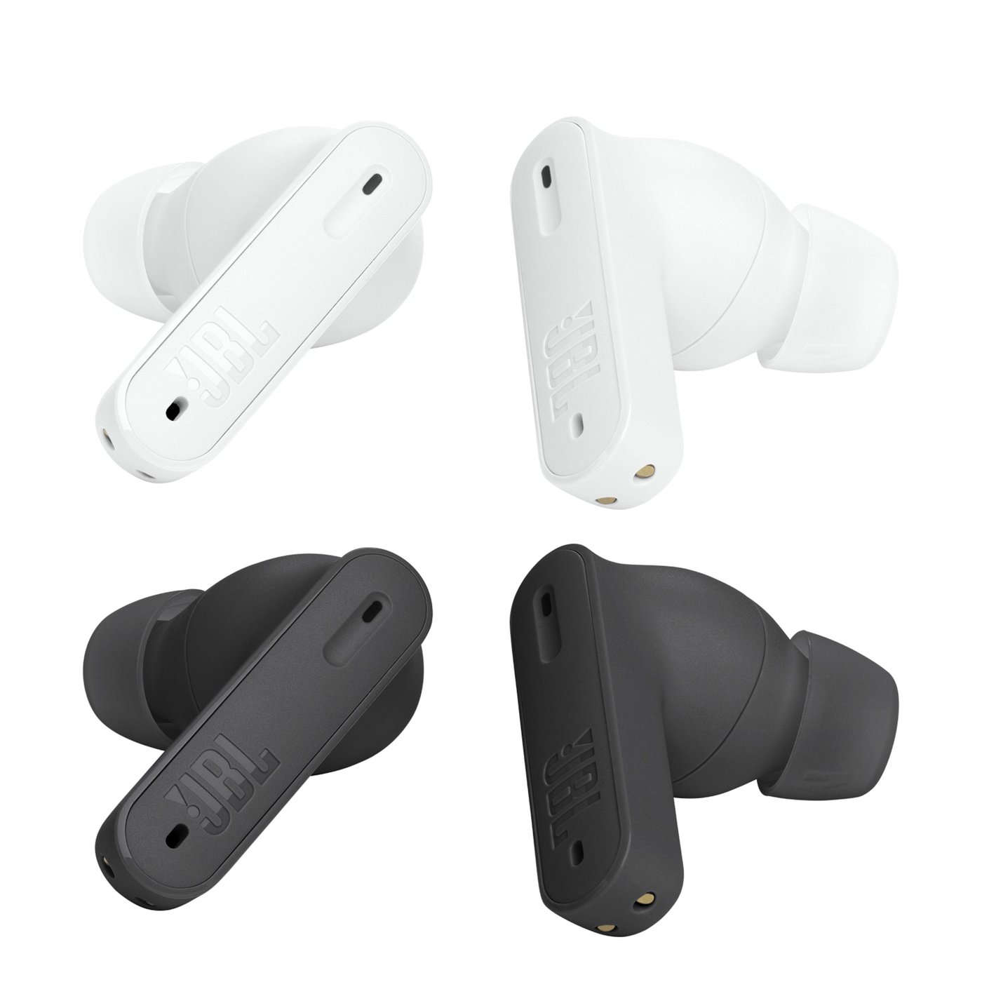 JBL Tune Beam Trådløse hodetelefoner med aktiv støydemping Hvit