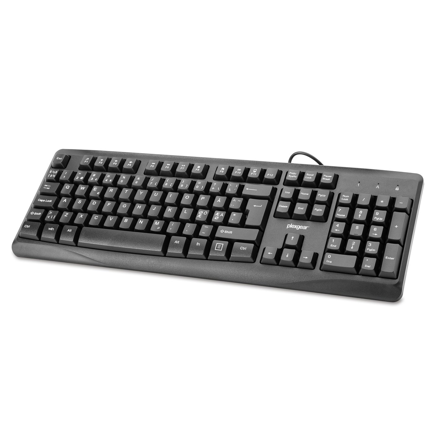 Plexgear Trådbundet tangentbord MK101 Svart