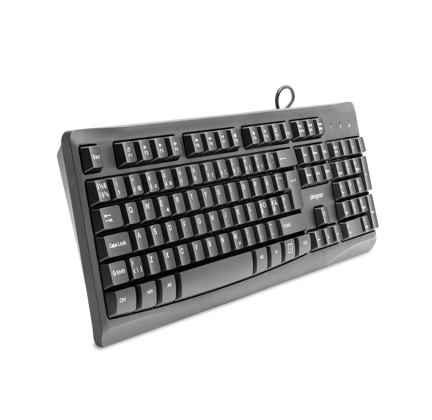 Plexgear Trådbundet tangentbord MK101 Svart