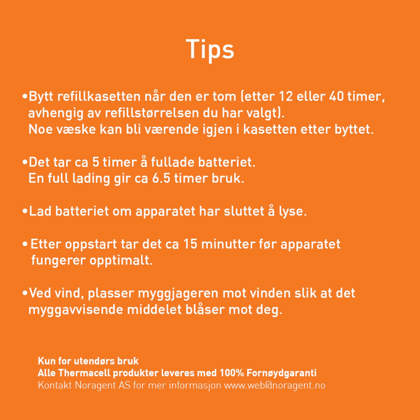 Thermacell Refill 40 t til Thermacell E55