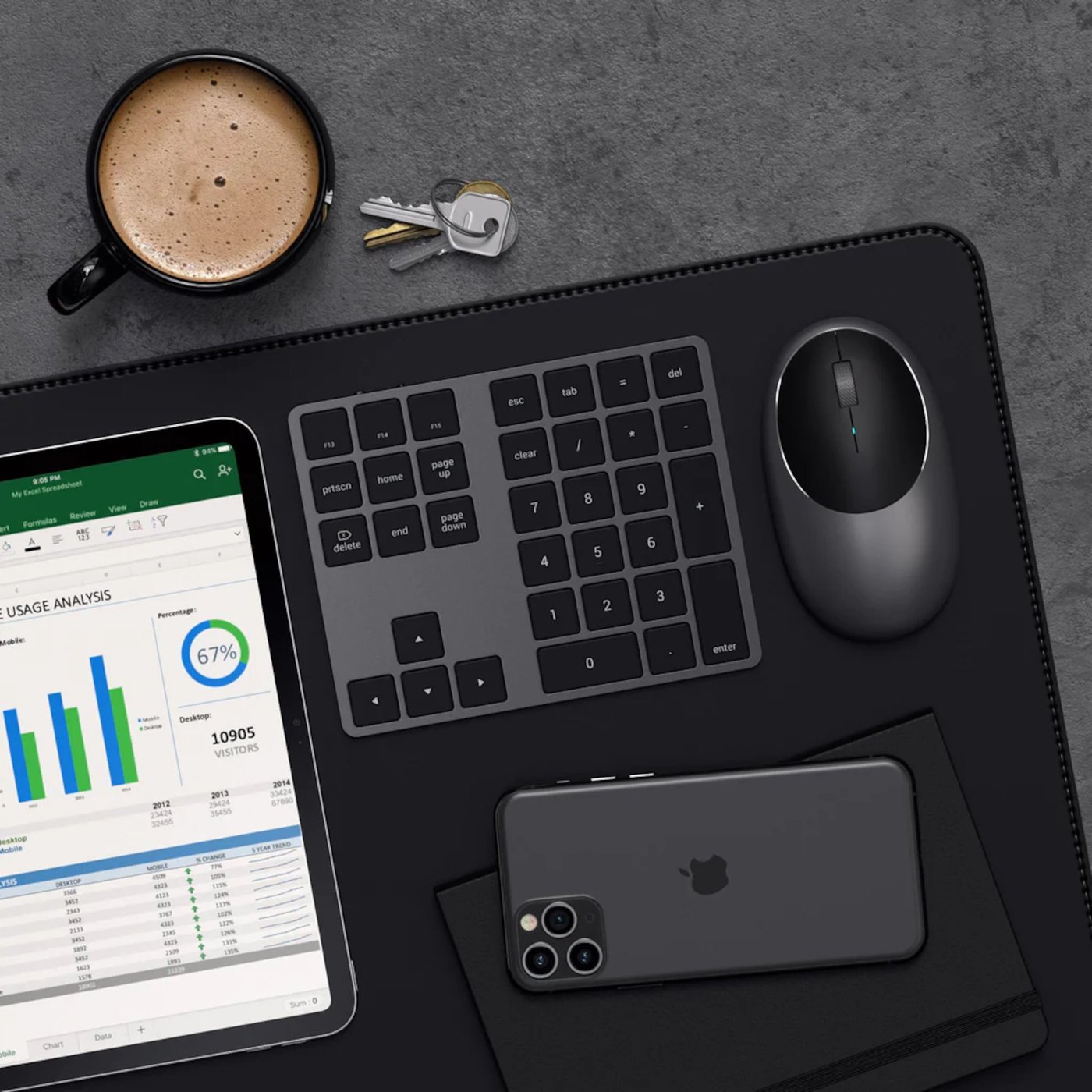 Satechi Trådløs Numpad Space grey