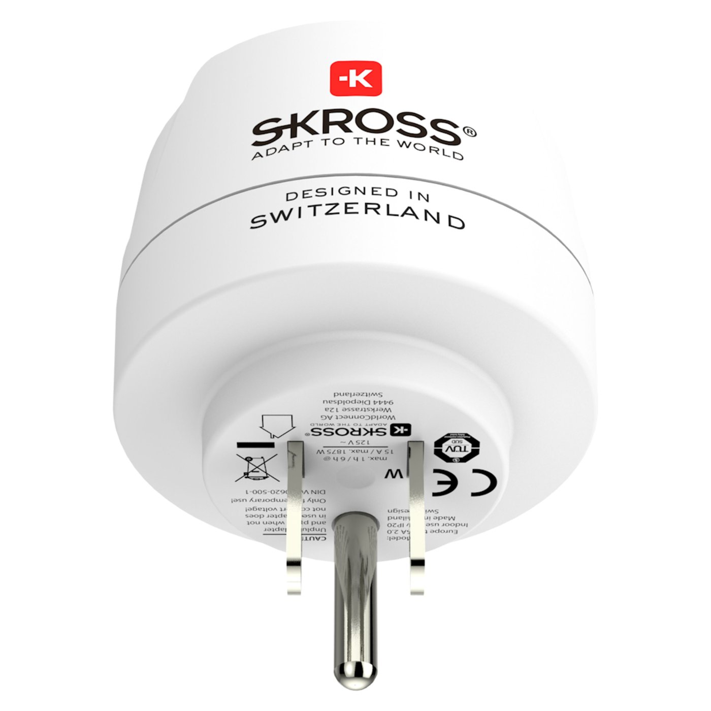 Skross Jordad reseadapter USA