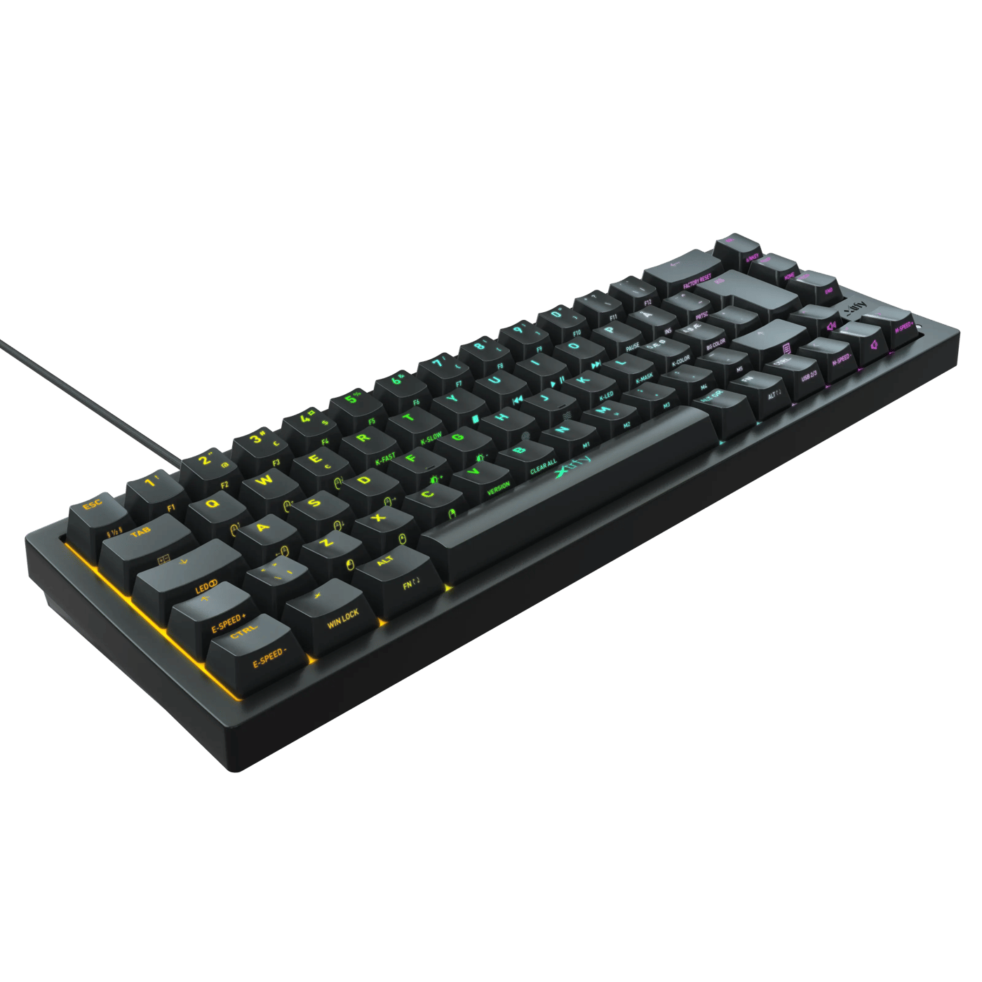 Xtrfy K5 Compact RGB Svart
