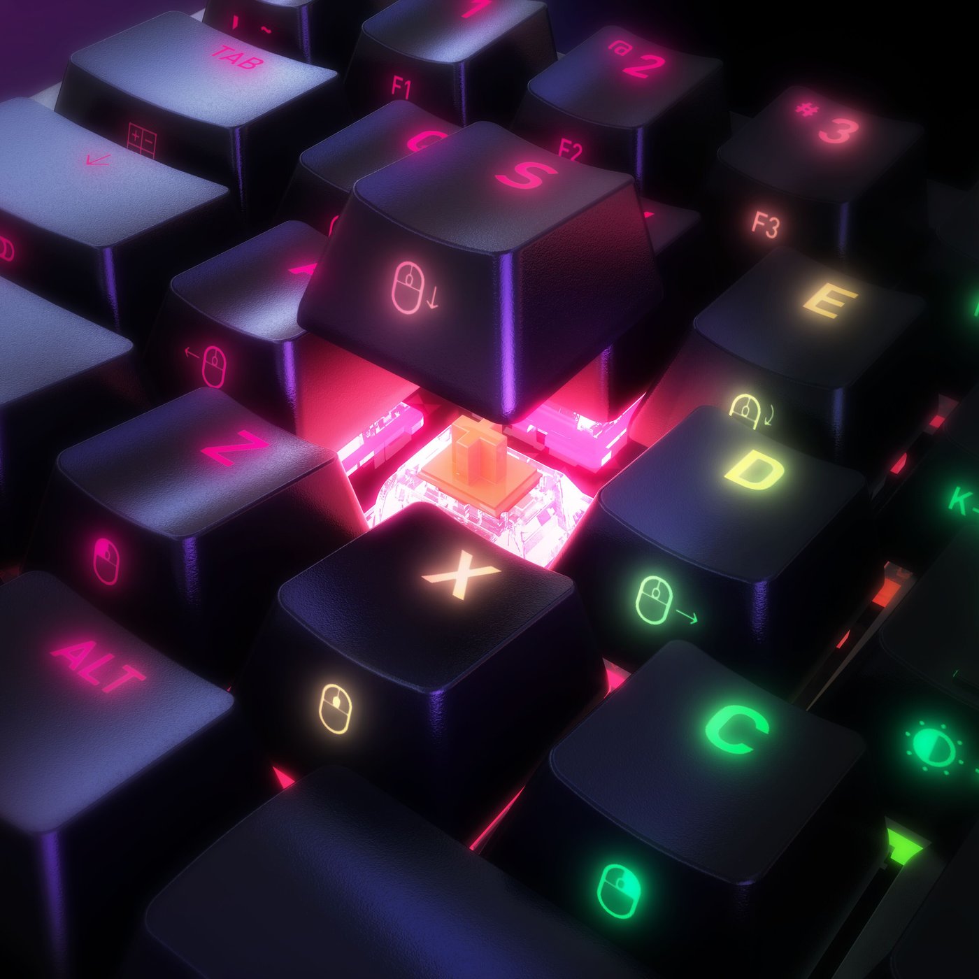 Xtrfy K5 Compact RGB Svart