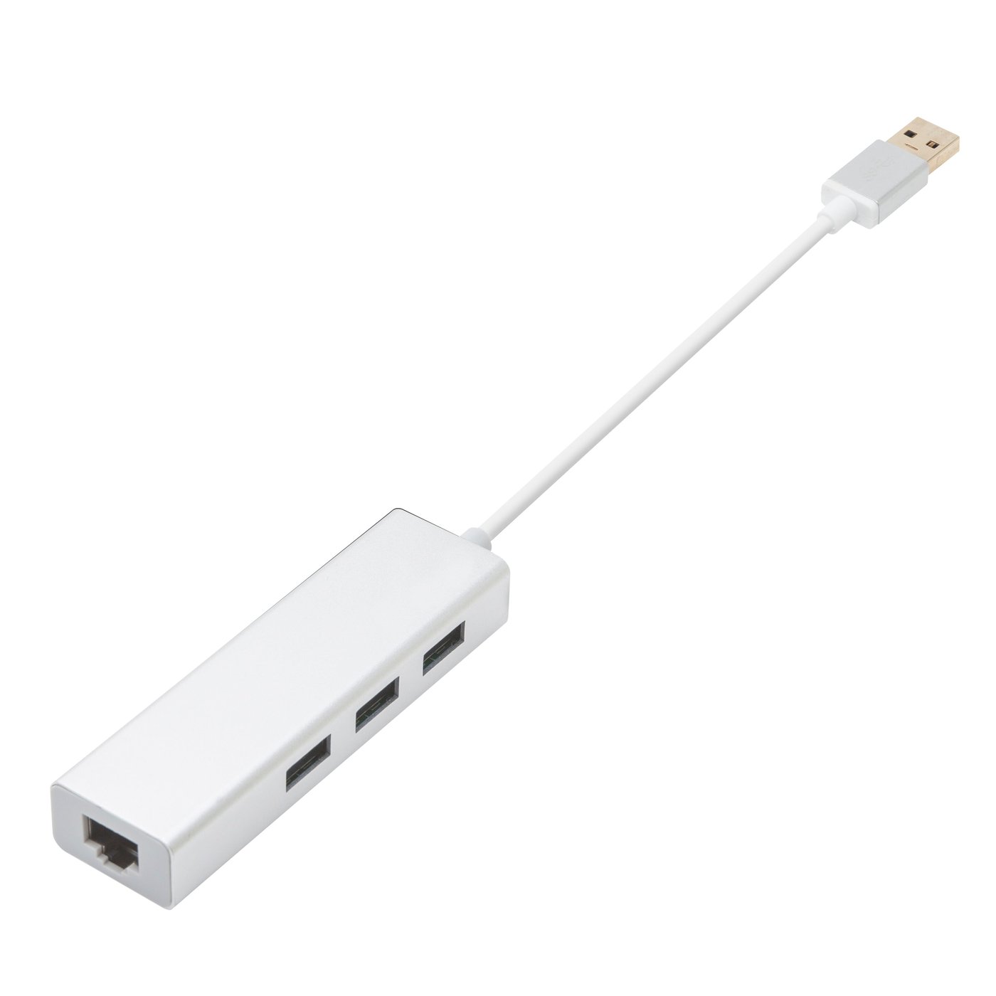 Plexgear Portable 700 USB 5 Gb/s-hub og gigabit-nettverkskort