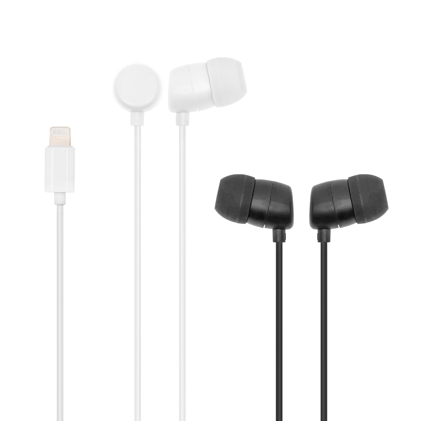 Linocell In-ear Lightning-hörlurar Svart
