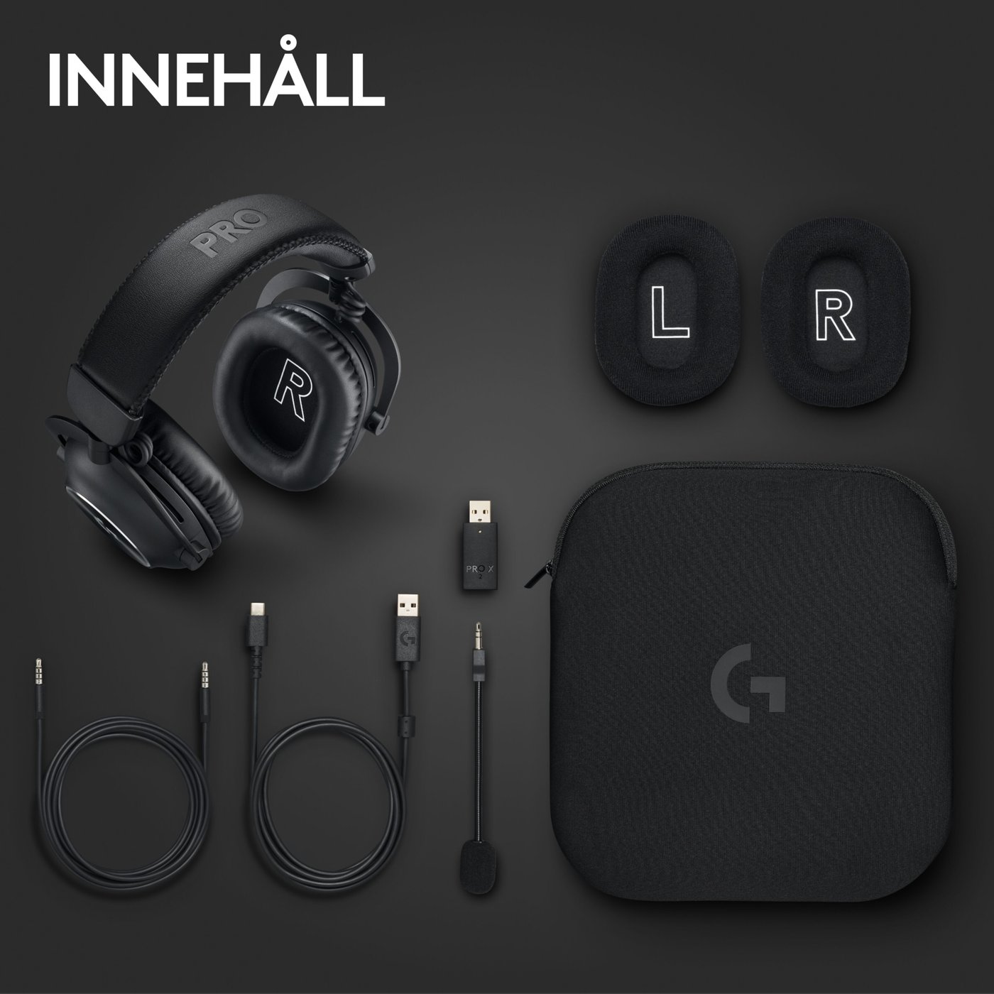 Logitech G Pro X 2 Lightspeed trådlöst headset